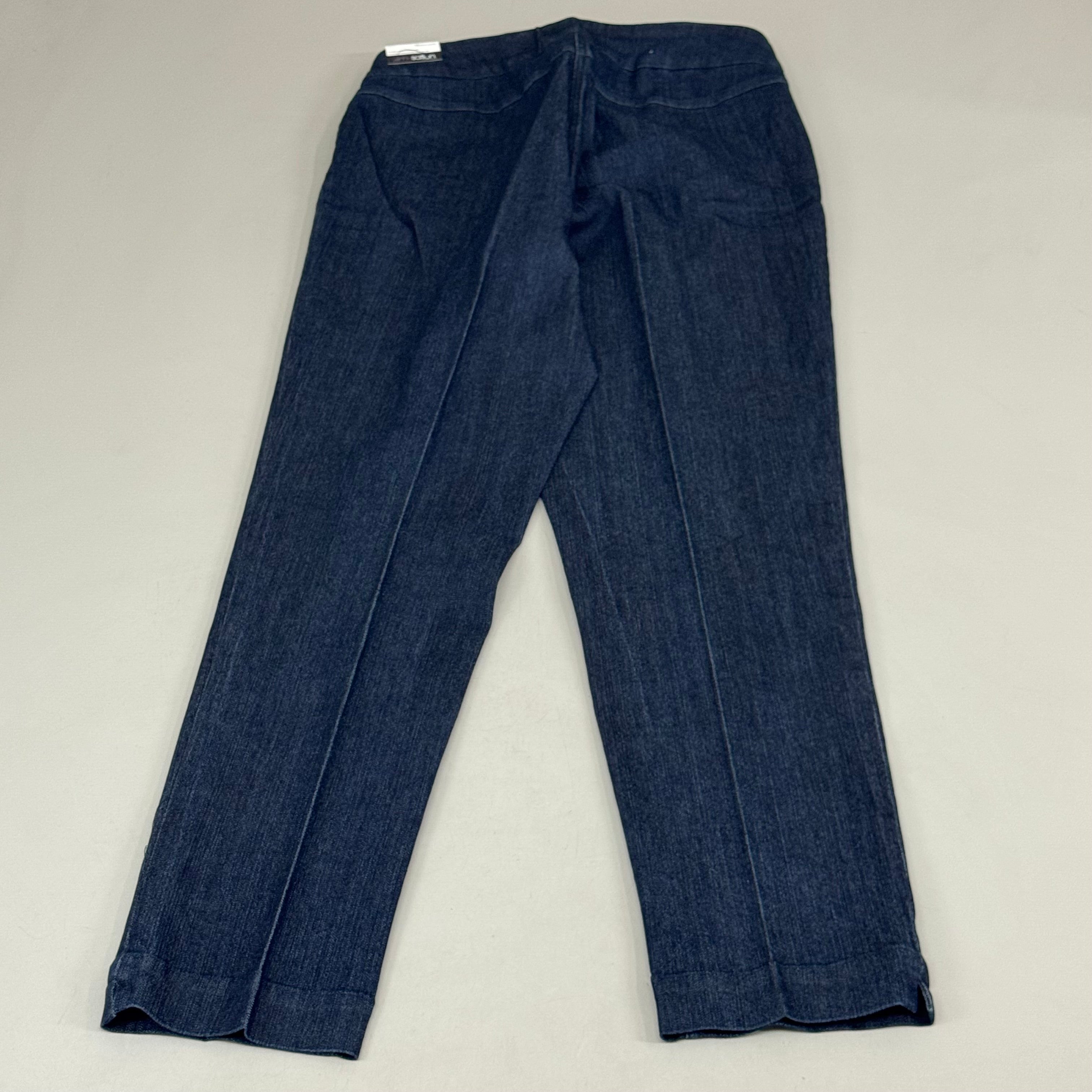 MULTIPLES Narrow Leg Pant Petite Women's Sz 10 Denim M2604P