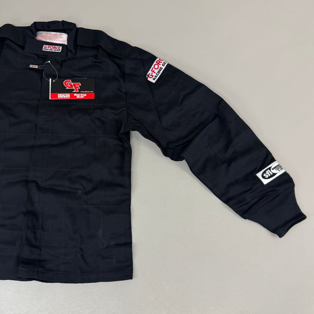 G-FORCE Racing Gear Jacket GF125 Men's SZ Small Black 4126SMLBK