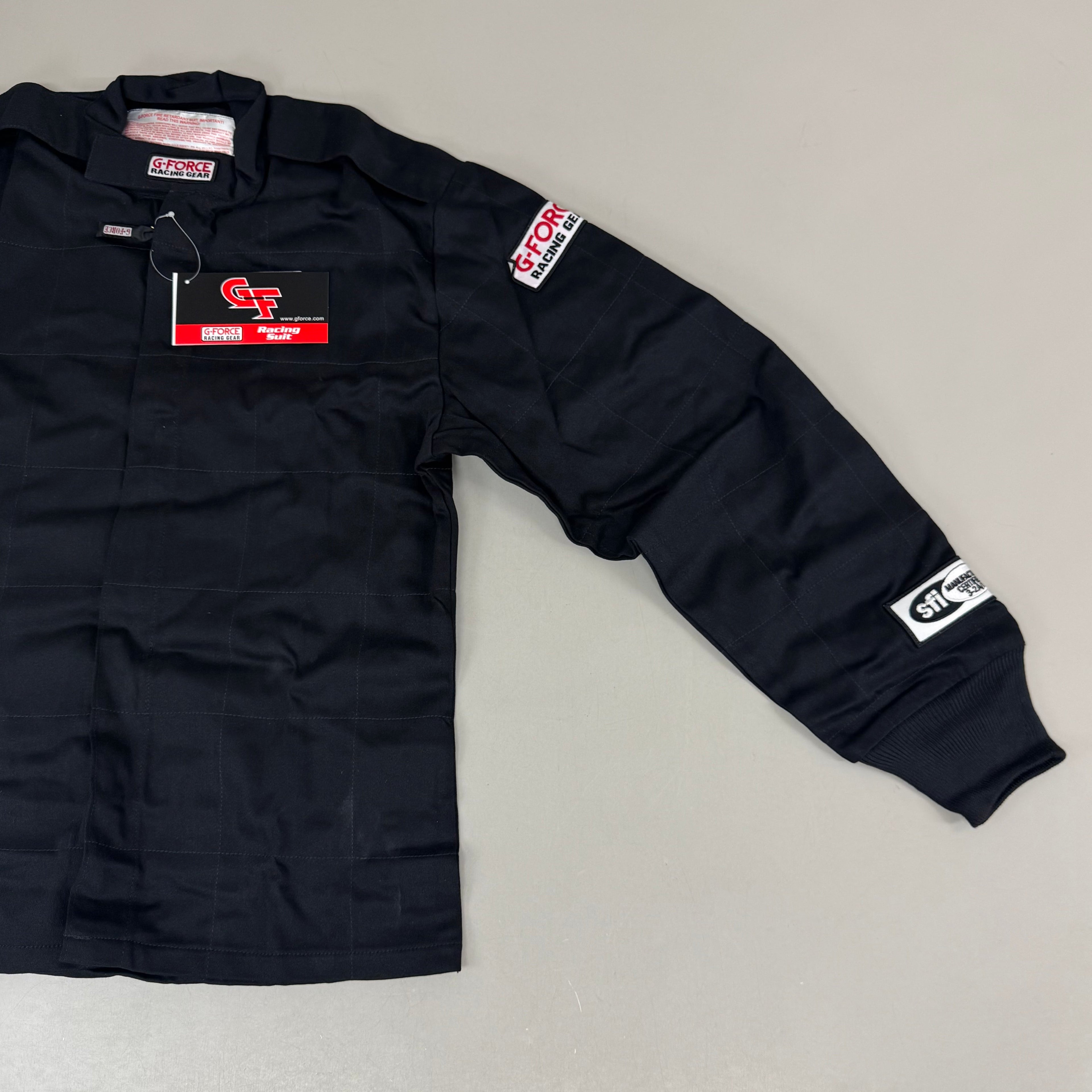 G-FORCE Racing Gear Jacket GF125 Men's SZ Small Black 4126SMLBK