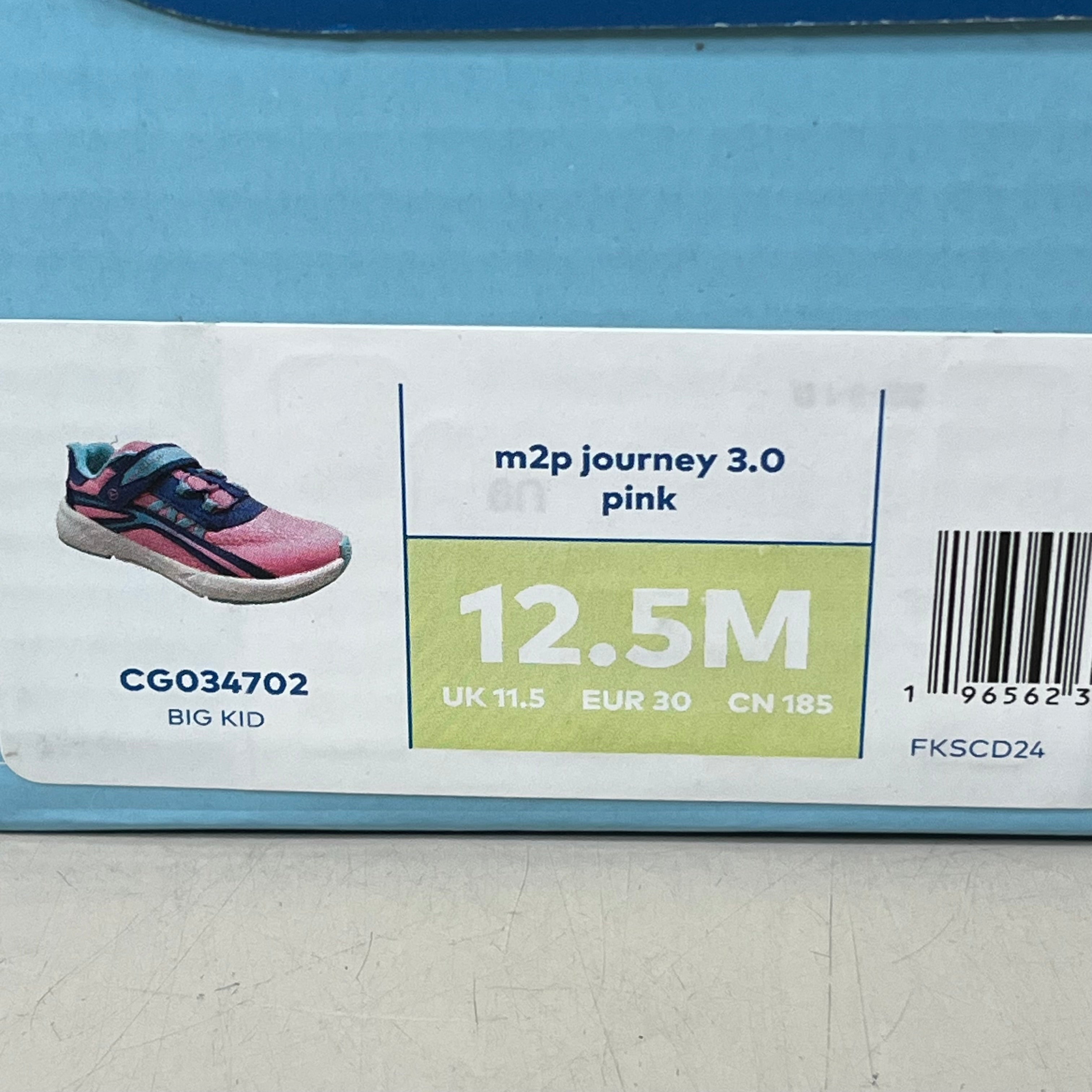 STRIDE RITE Made 2 Play Journey 3.0 Sneaker Shoes Sz 12.5M Pink CB034701