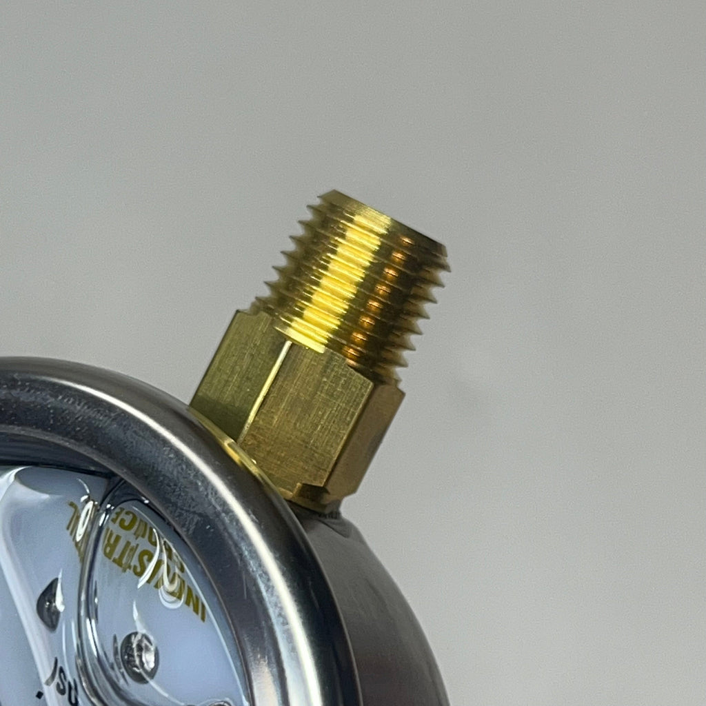INDUSTRIAL CHOICE Stainless Steel Pressure Gauge 0-160 PSI 2.5" LS-160-2.5-SS-4