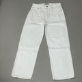 ETICA Tyler High Waist Straight Leg Ankle jeans Vintage White Size 25 EW180114A
