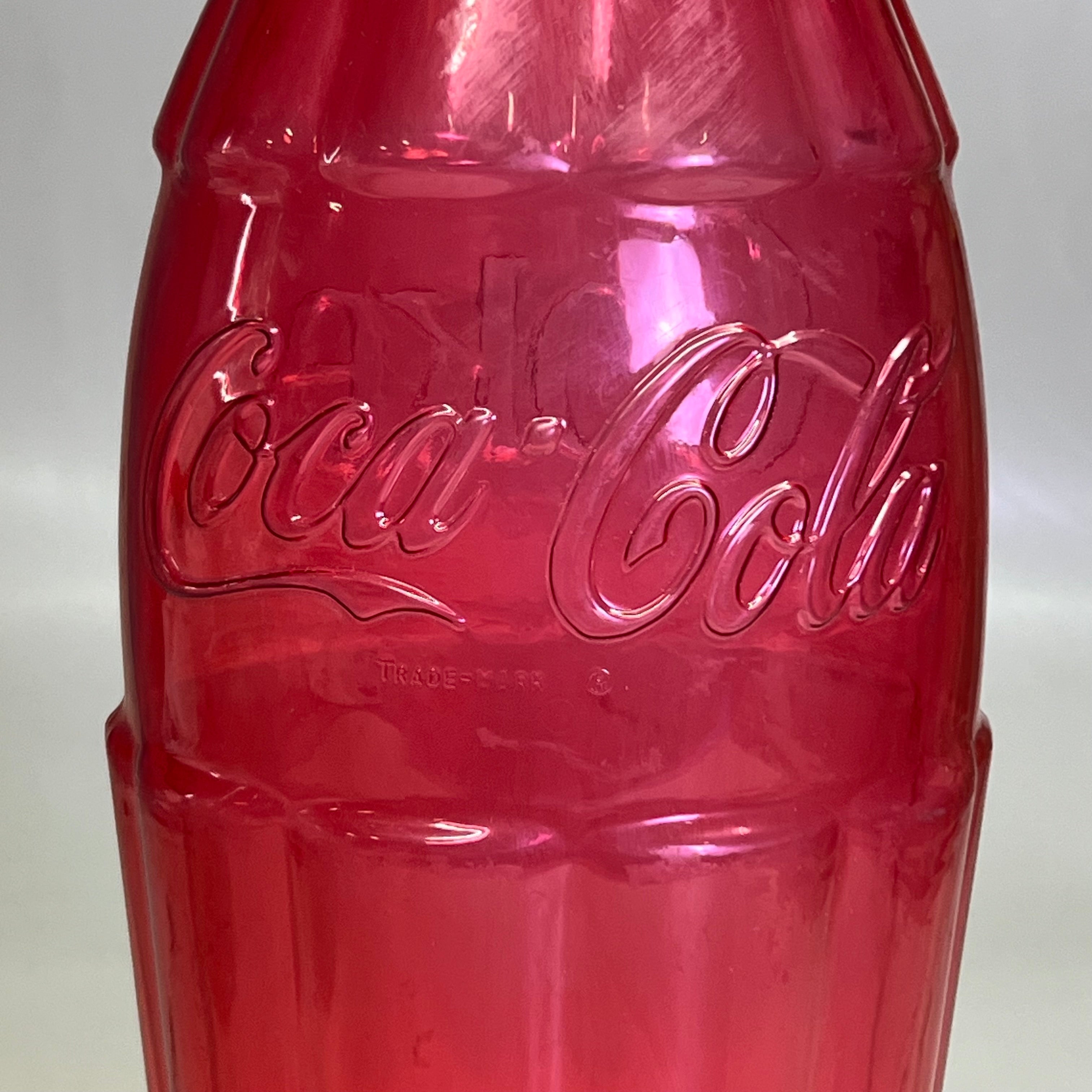 ZA@ COCA-COLA (2 PACK) Plastic Coke Bottle Bank 22"H Green & Red (AS-IS) A
