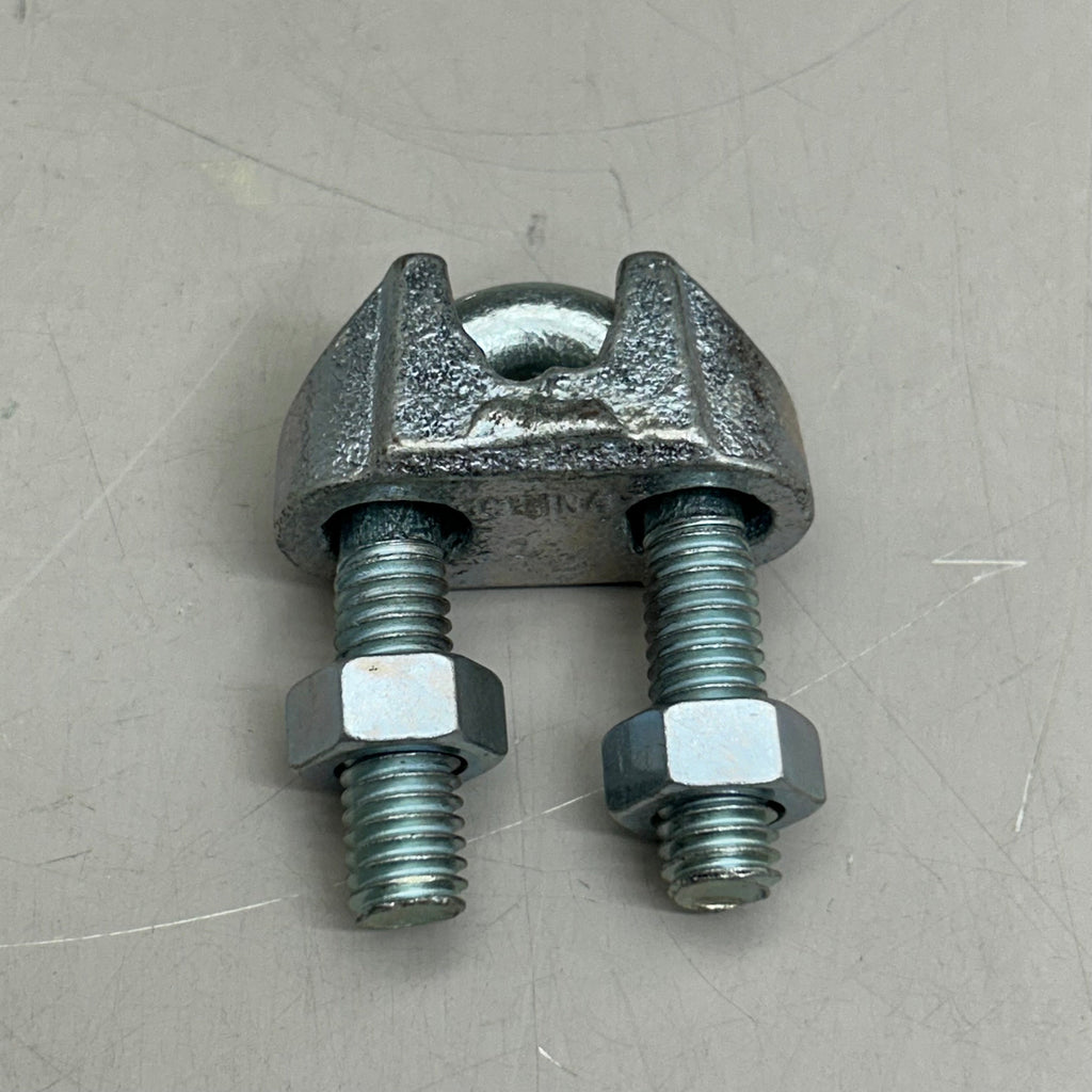 HANHUA (10 Pack) Stainless Steel Wire Rope Clip Cable Clamp 1/2" Chrome