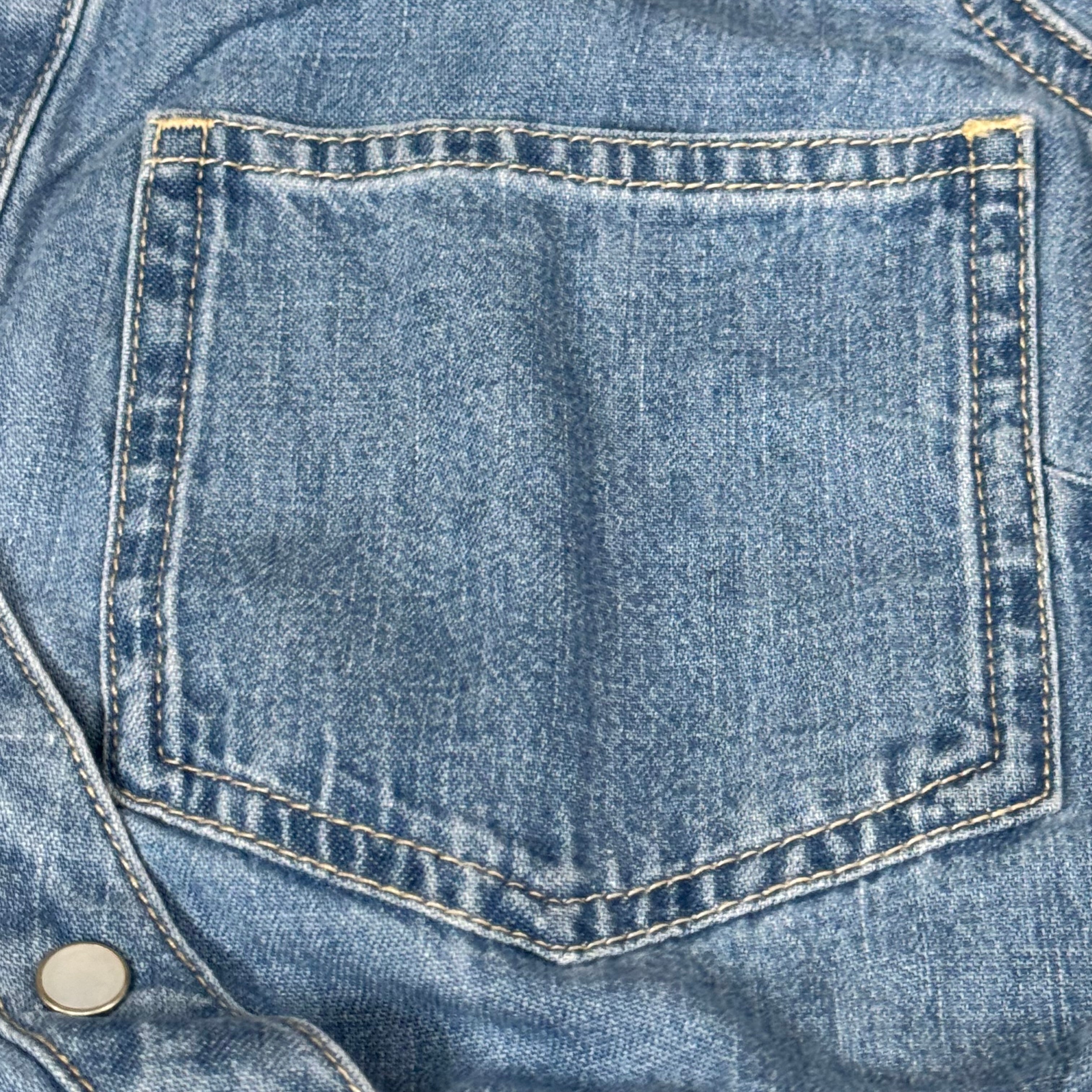 VERONICA BEARD Jeans Women's Dunn Mini Dress Sz-0 Iceberg J24067101286IC