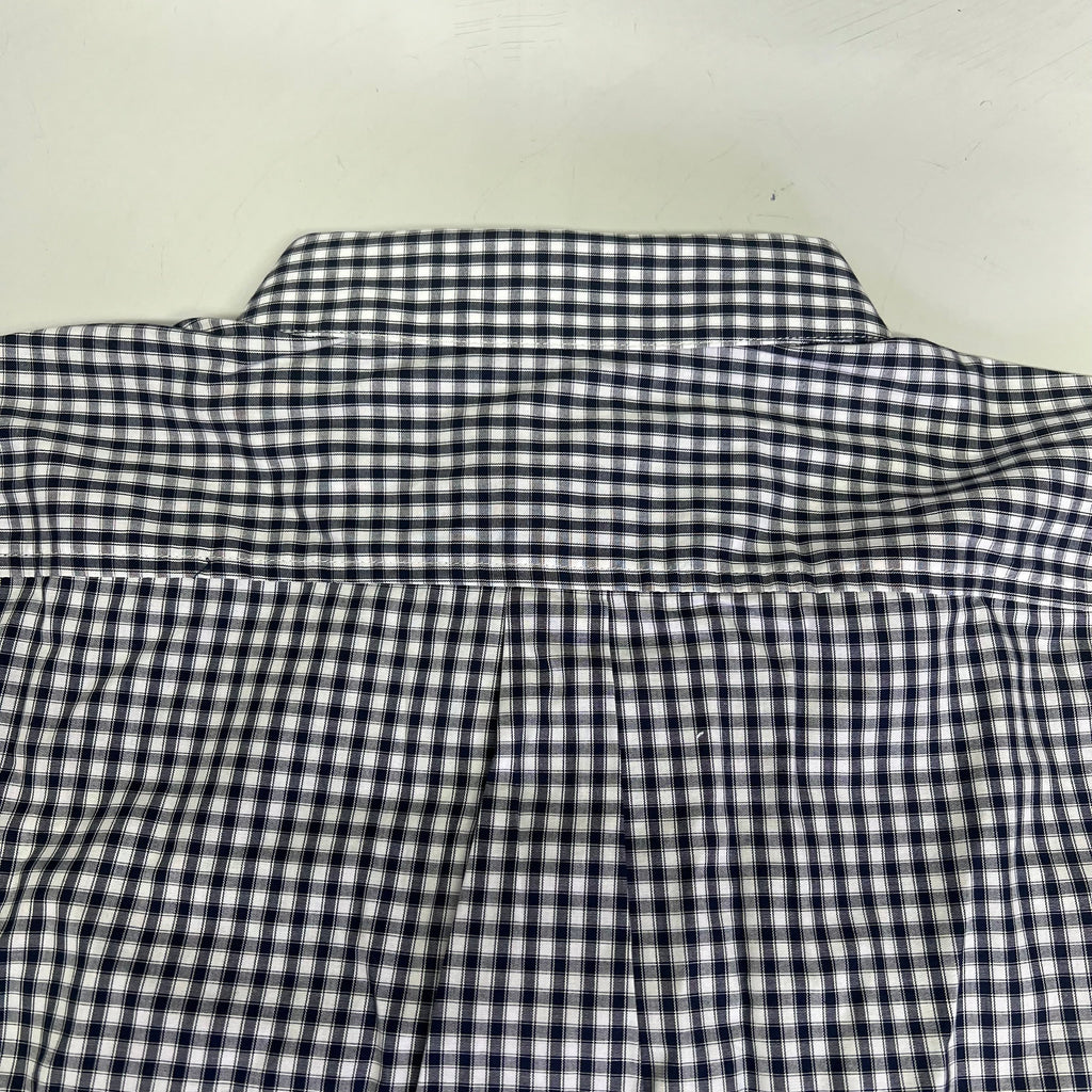 DOCKERS Signature Stain Defender Button Up Shirt Men's Sz L Navy Blue A42520010