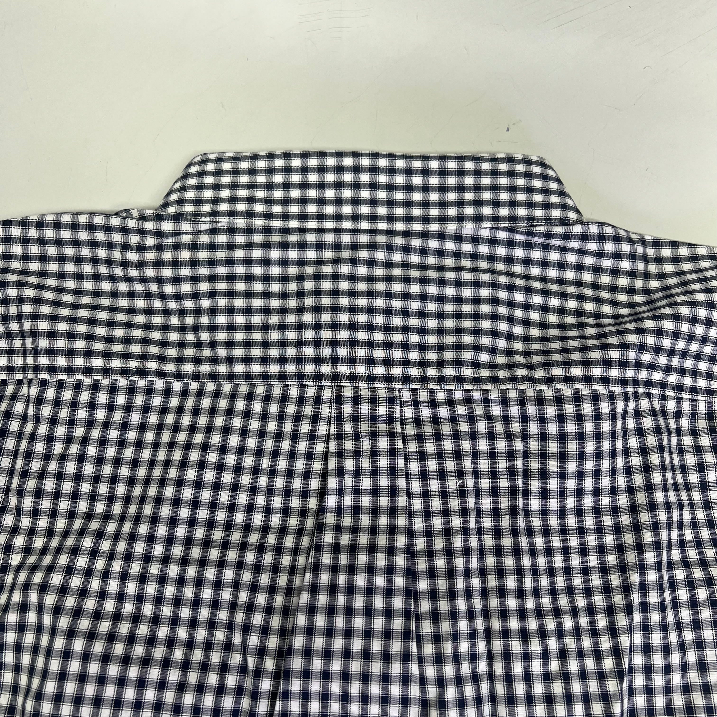 DOCKERS Signature Stain Defender Button Up Shirt Men's Sz L Navy Blue A42520010