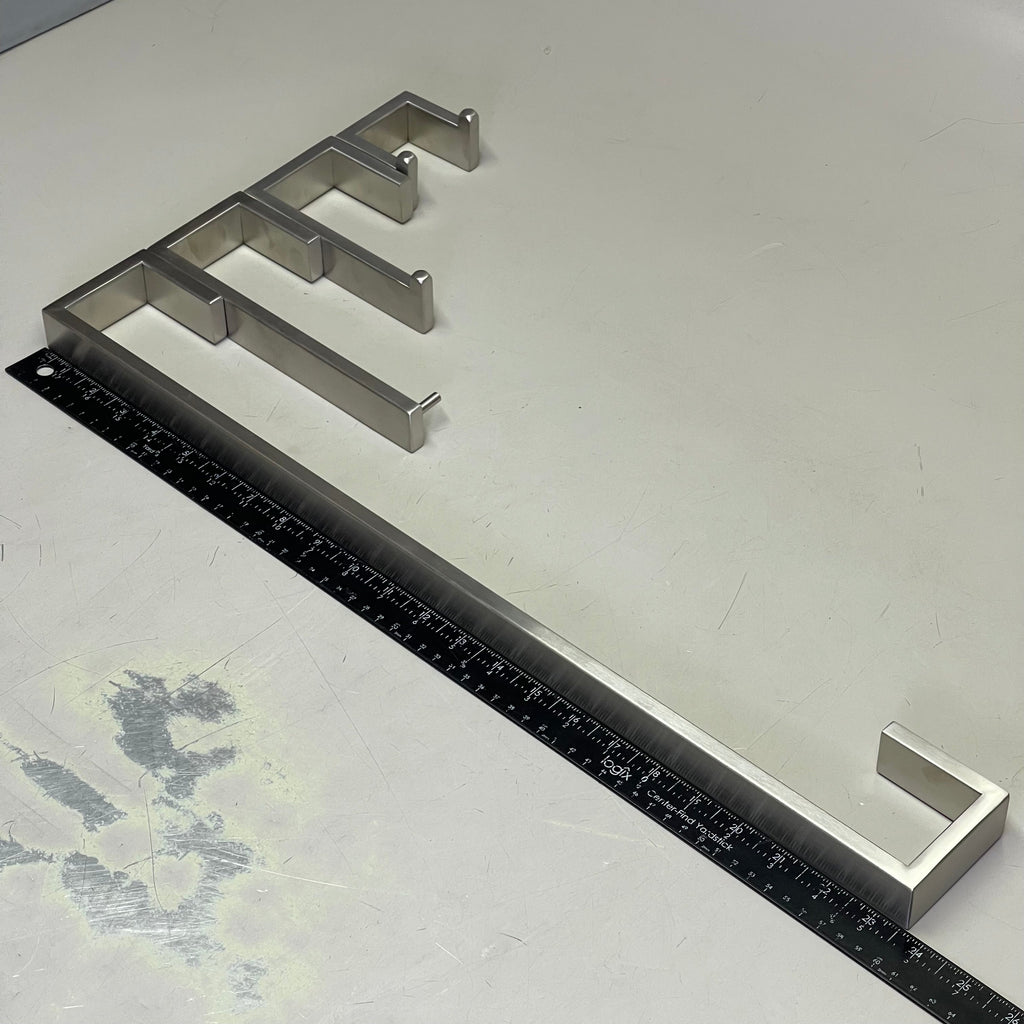 Bathroom Accessory Set (Towel Bar, Robe Hook, & More!) Nickel