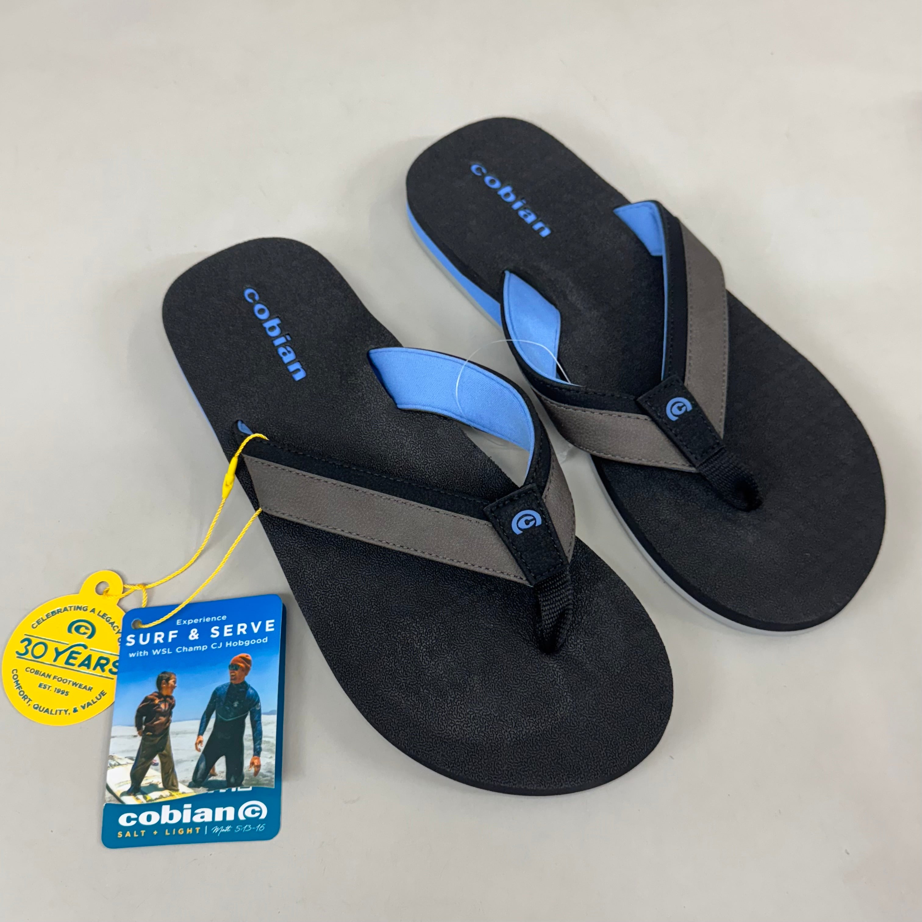 COBIAN Foamie Men's Sandals 9 Black FOA25-001-09