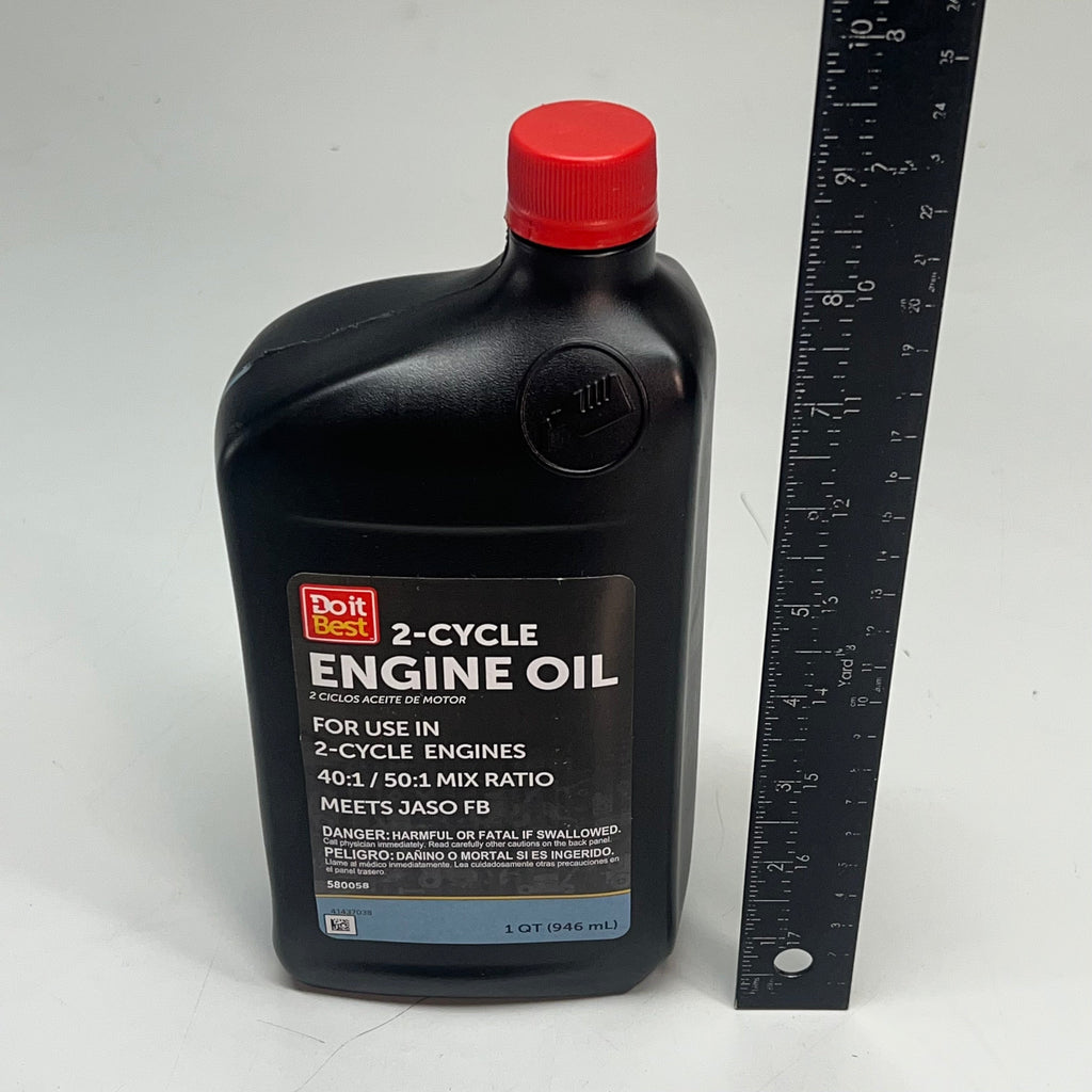 DO IT BEST (6 PACK) 2-Cycle Engine Oil 40:1 / 50:1 Mix Ratio 1 Quart 41437038