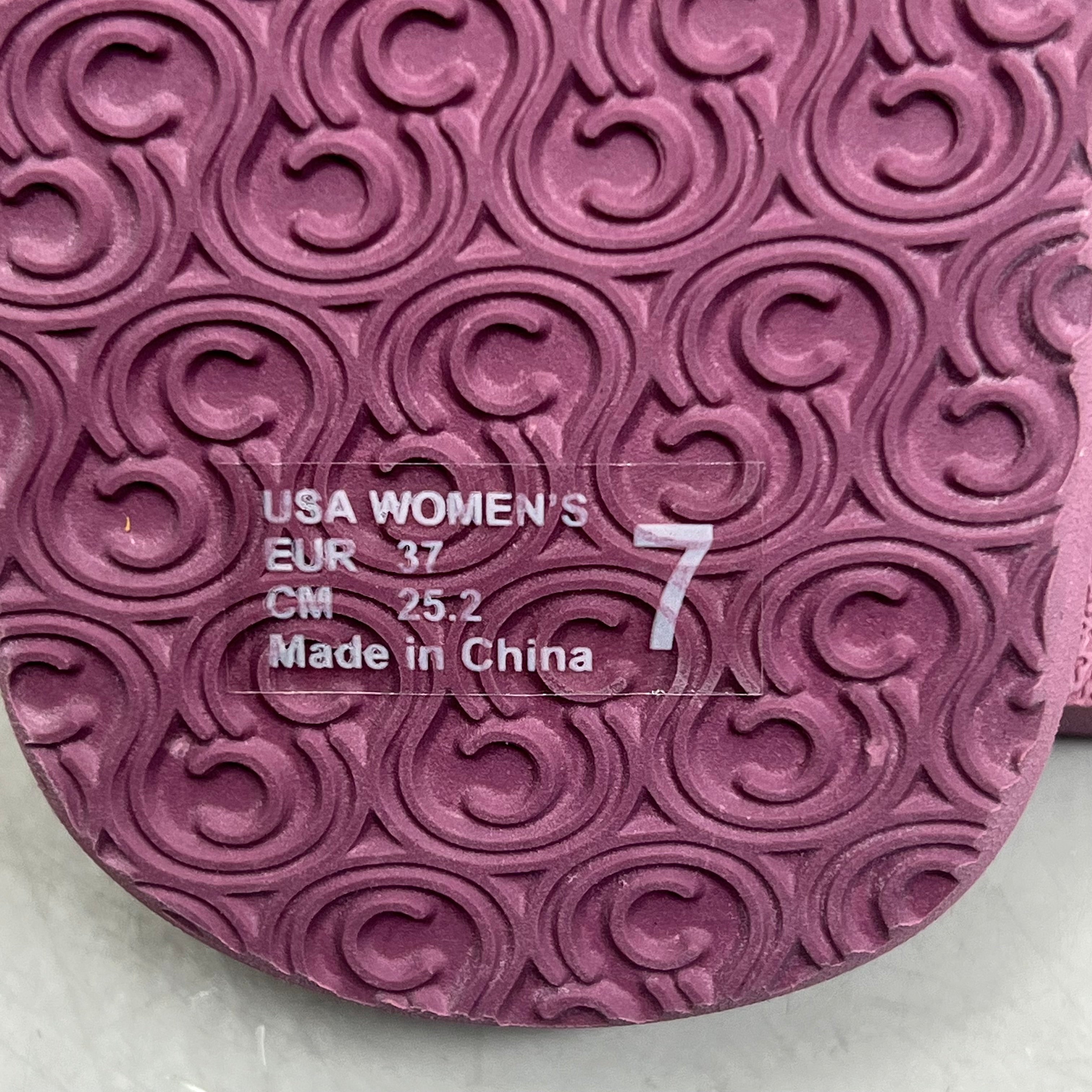 COBIAN Nia's Bounce 2 Sandals Women's Sz 7, EU 37 Mauve NIA25-003-7