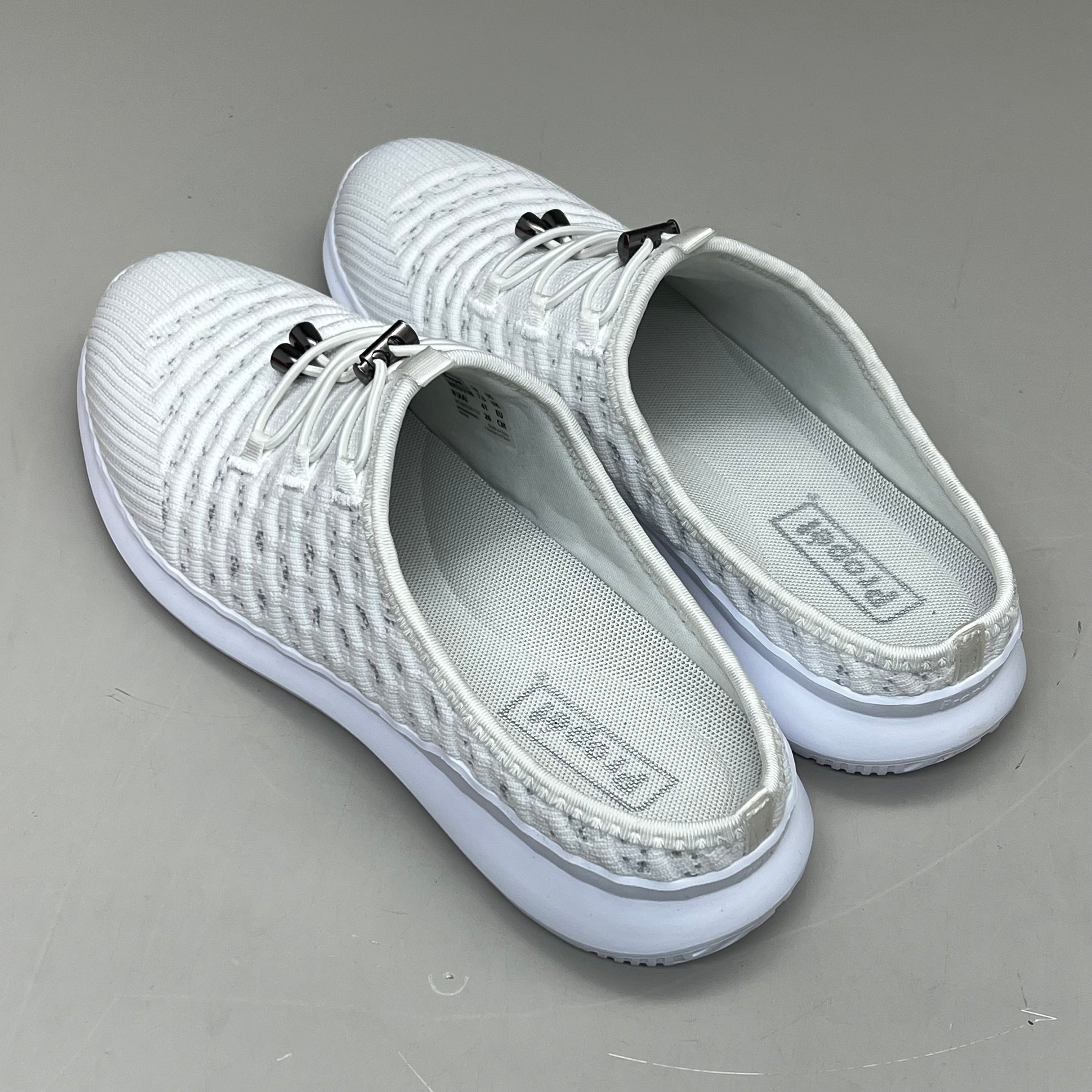 PROPET Travel Bound Slide Remove Footbed Women's Sz 12 M(B) White Daisy WAT031M