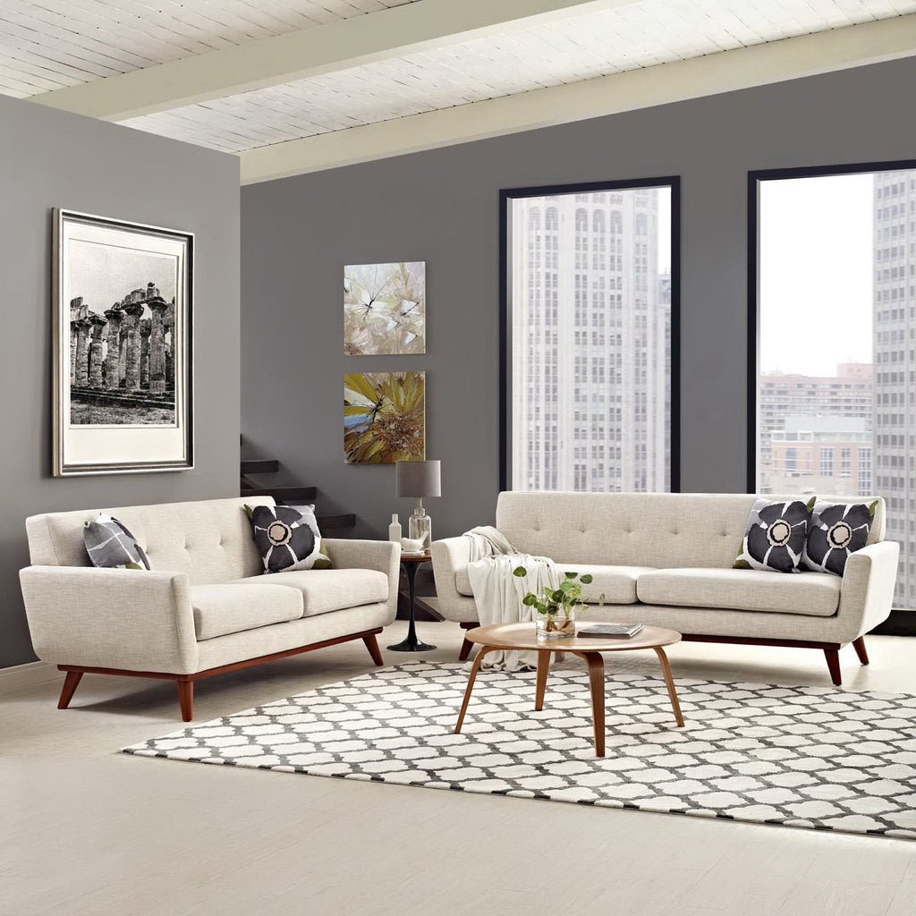 Engage Loveseat and Sofa Set of 2 by Modway