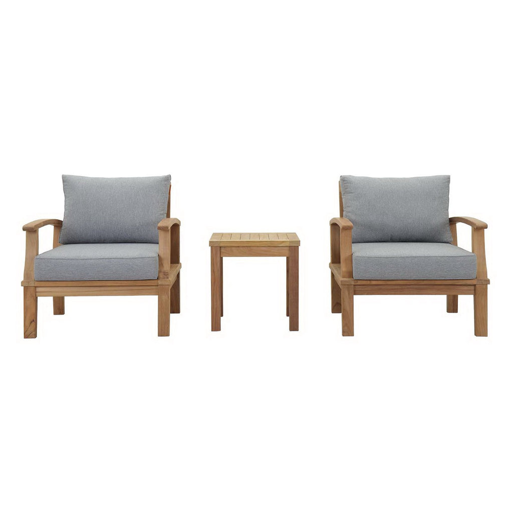 Marina 3-Piece Outdoor Patio Teak Set by Modway