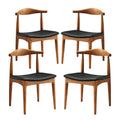 Tracy Wood Dining Chairs Set of 4 by Modway