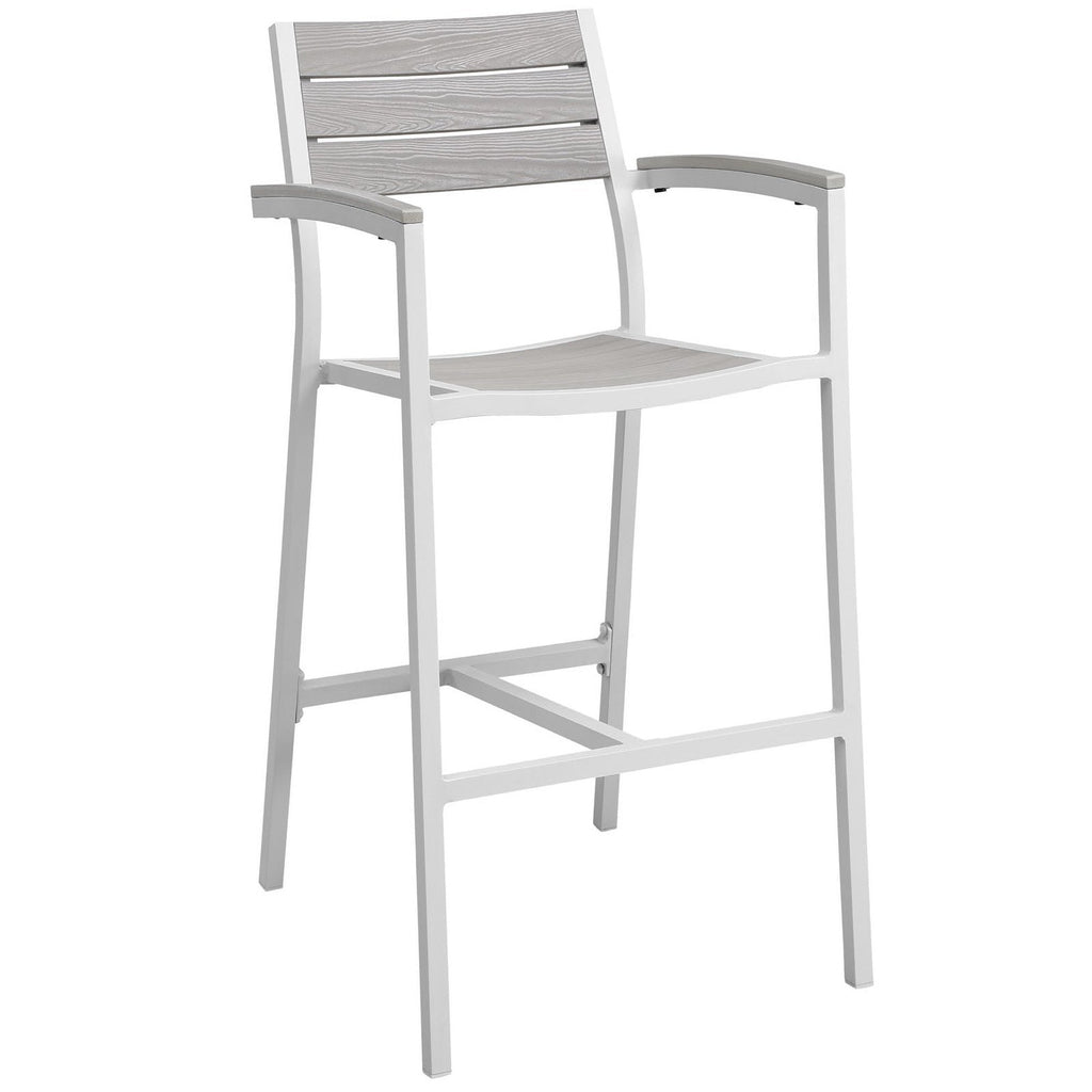 Maine Outdoor Patio Bar Stool Set of 2 by Modway