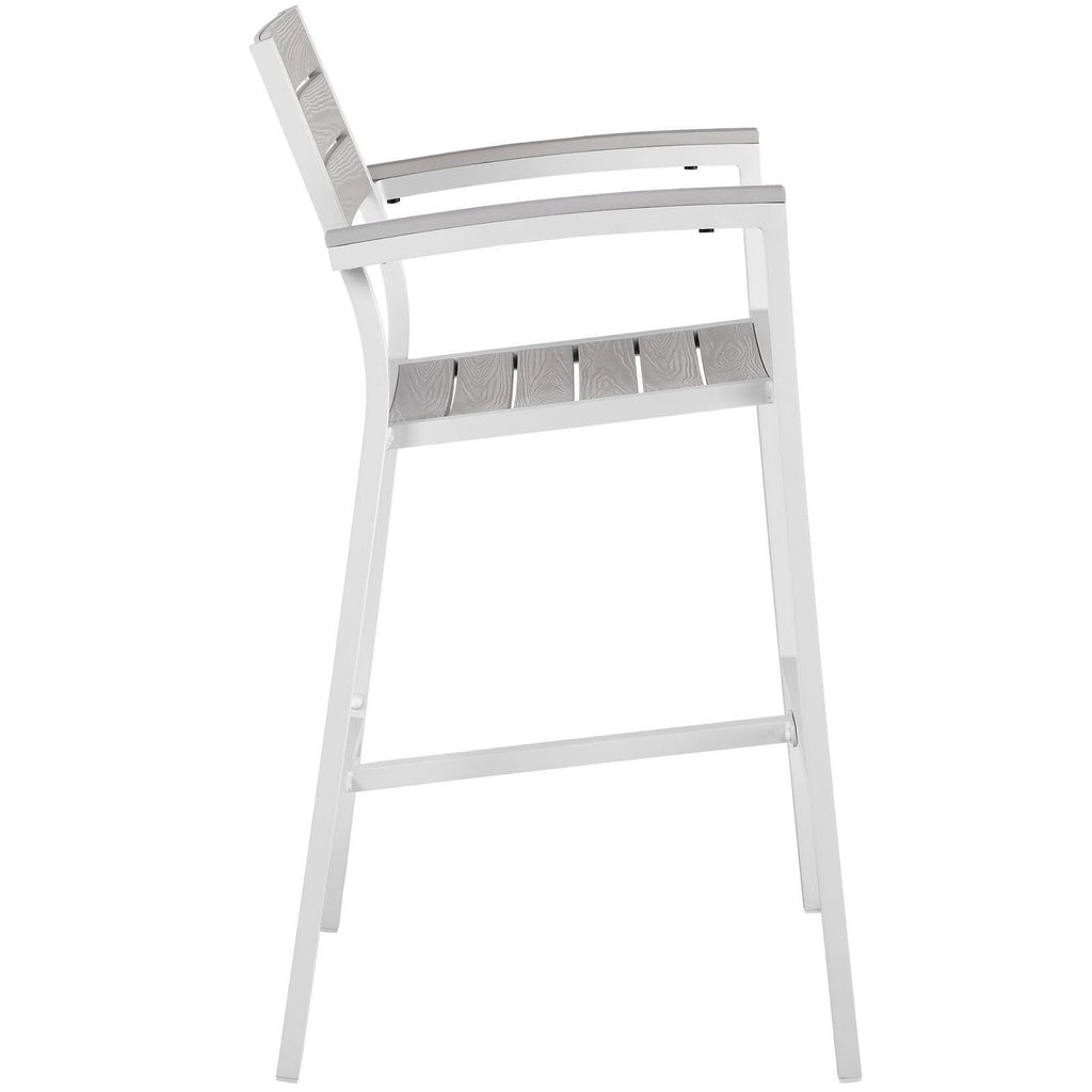 Maine Outdoor Patio Bar Stool Set of 2 by Modway