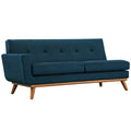Engage Left-Arm Upholstered Fabric Loveseat by Modway