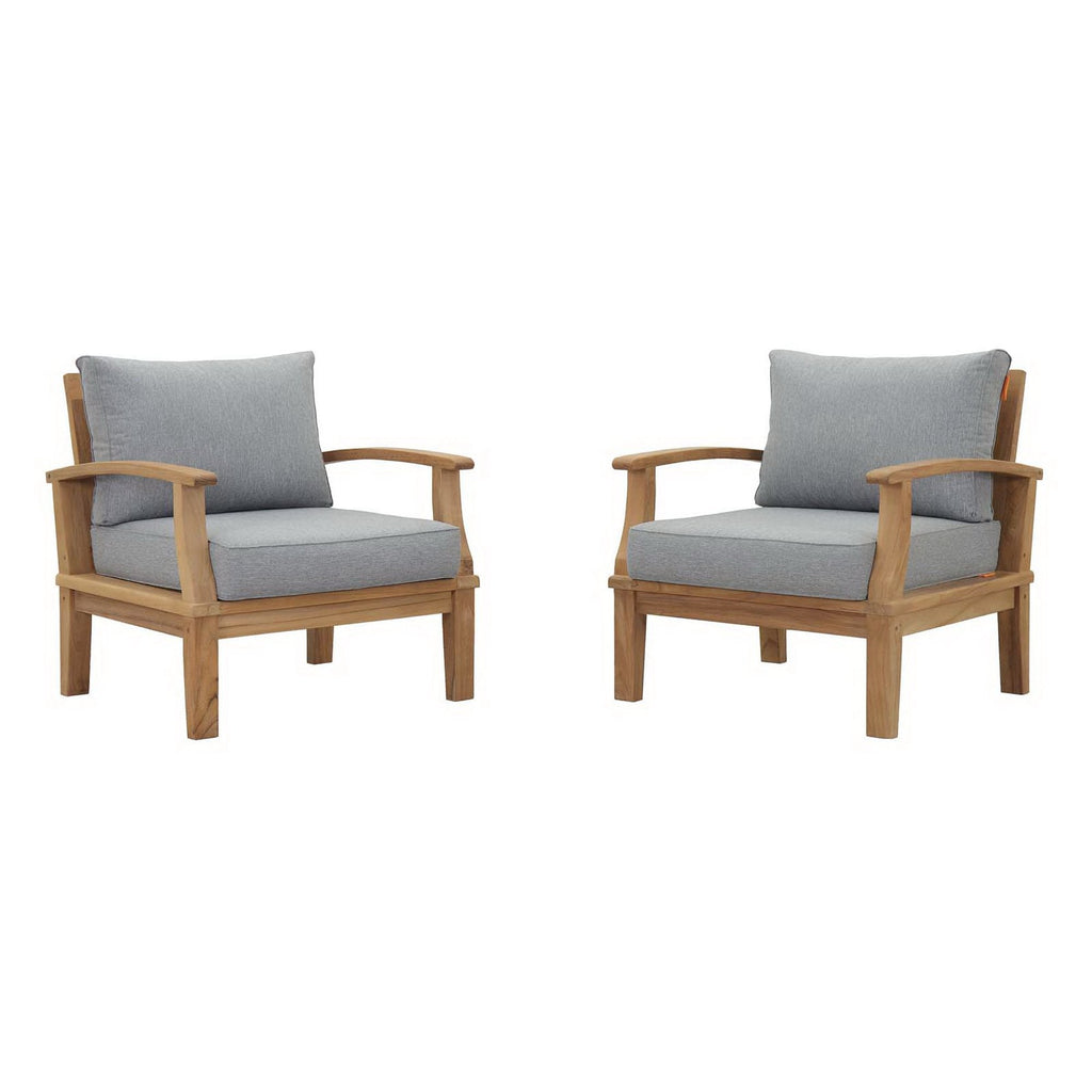 Marina 2 Piece Outdoor Patio Teak Set by Modway