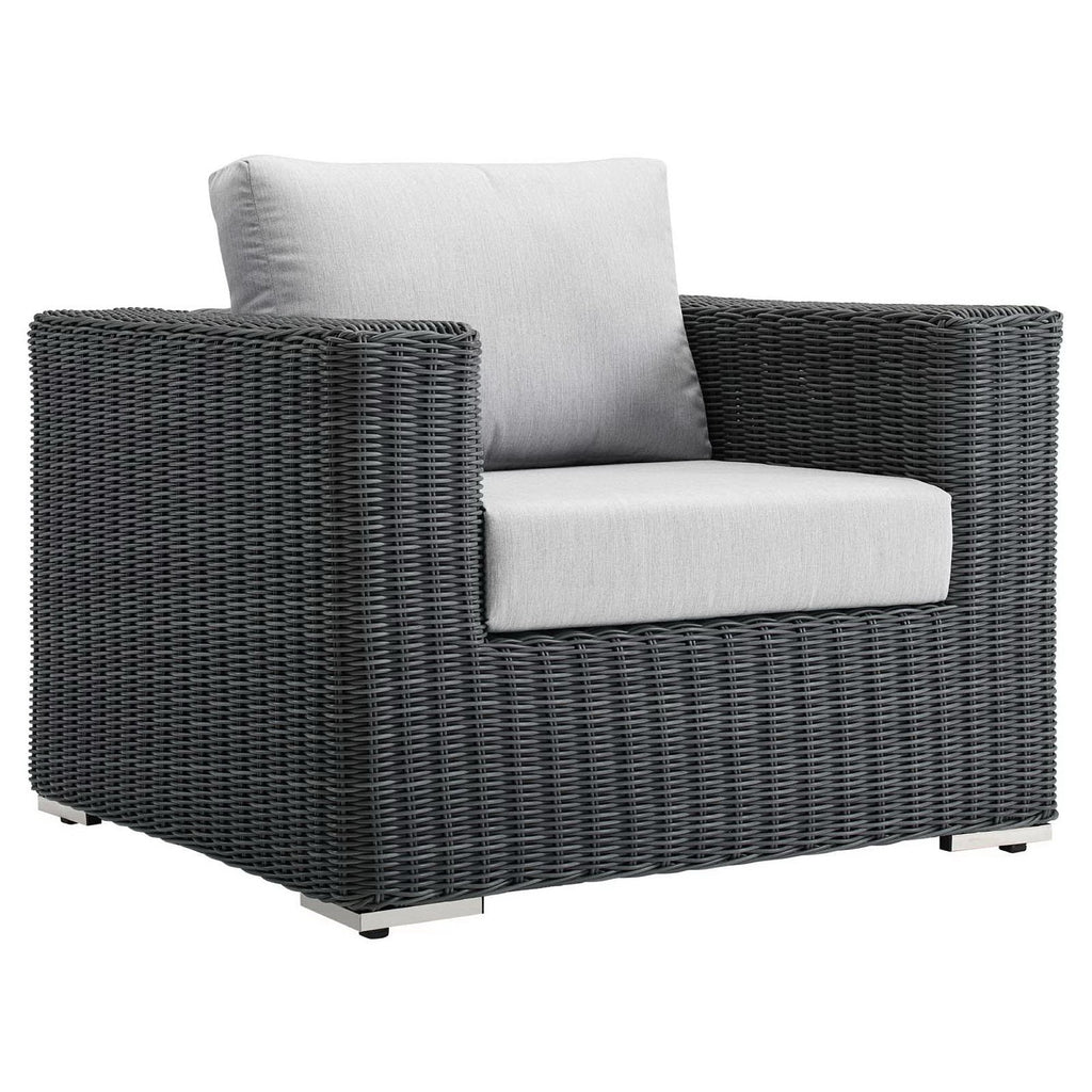Summon Outdoor Patio Fabric Sunbrella Armchair by Modway