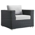 Summon Outdoor Patio Fabric Sunbrella Armchair by Modway