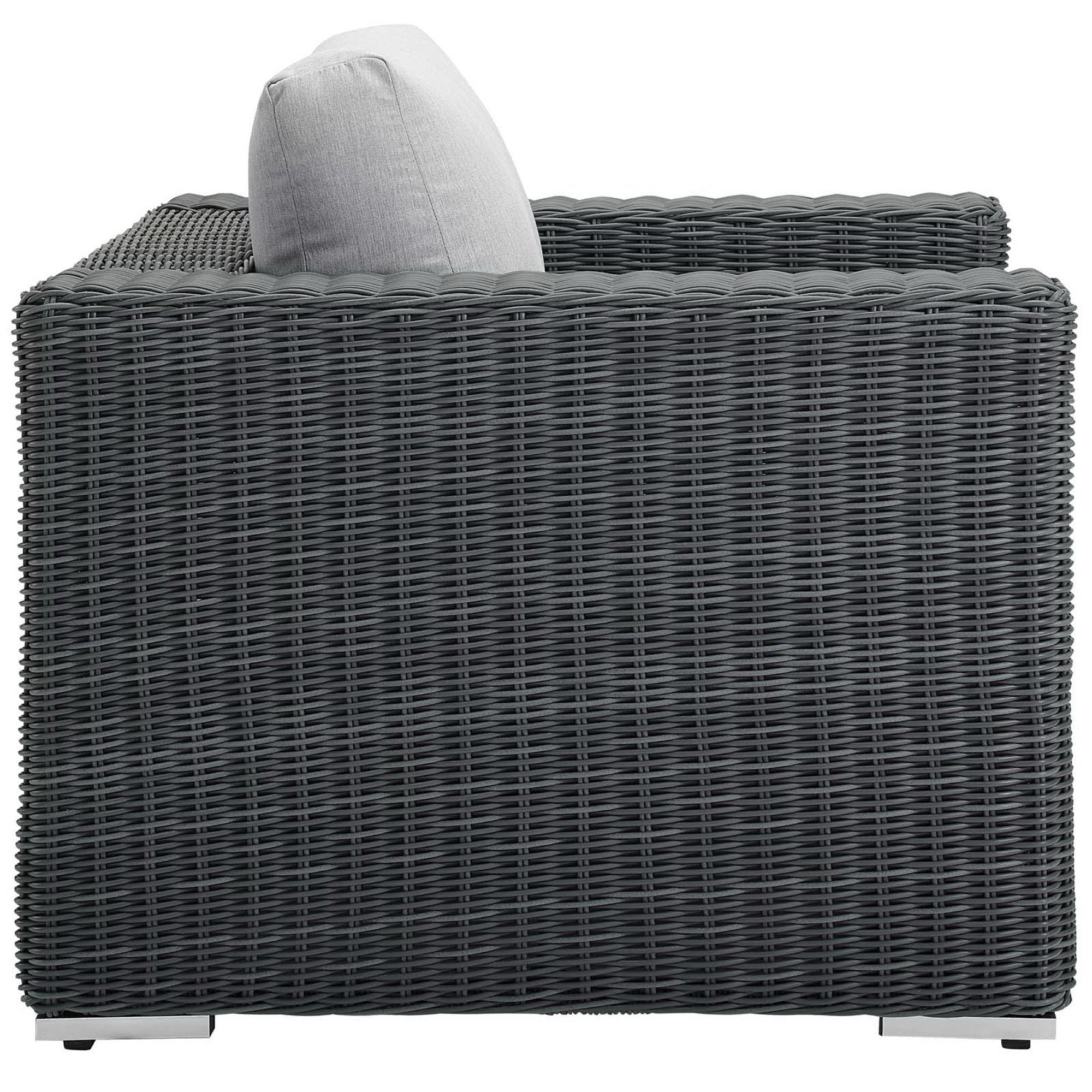 Summon Outdoor Patio Fabric Sunbrella Armchair by Modway