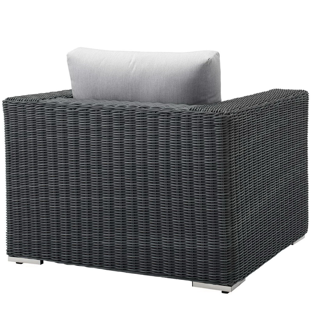 Summon Outdoor Patio Fabric Sunbrella Armchair by Modway