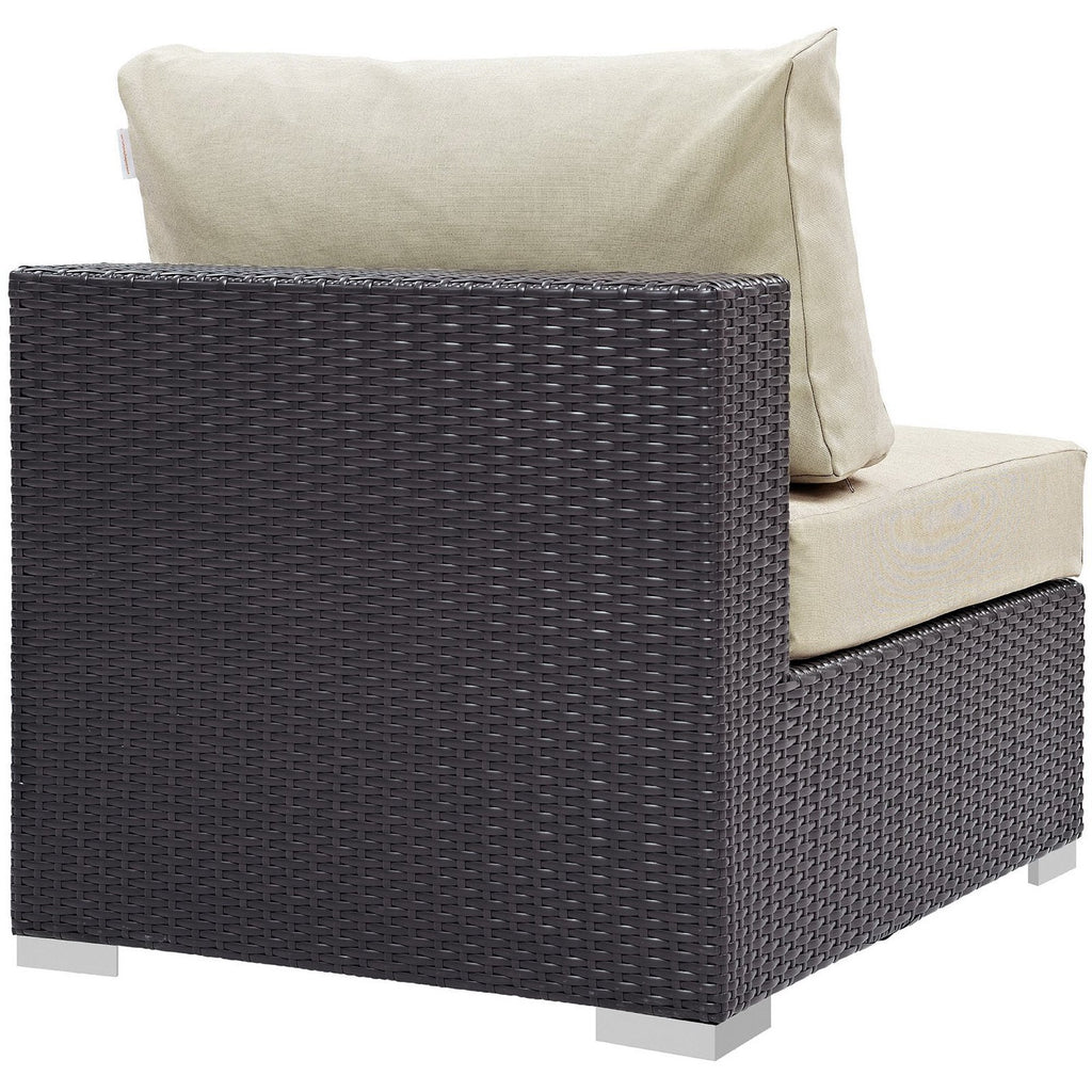 Convene Outdoor Patio Armless Chair by Modway