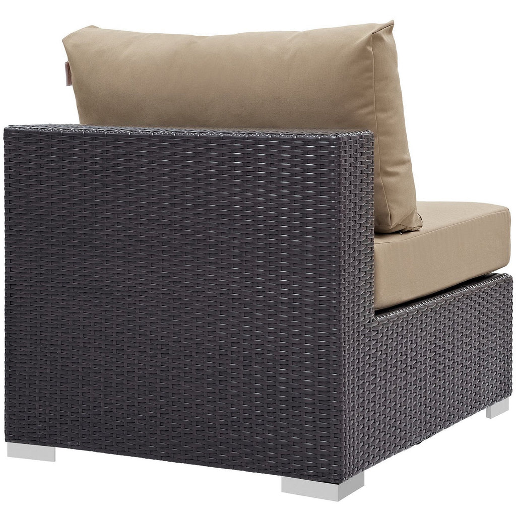 Convene Outdoor Patio Armless Chair by Modway