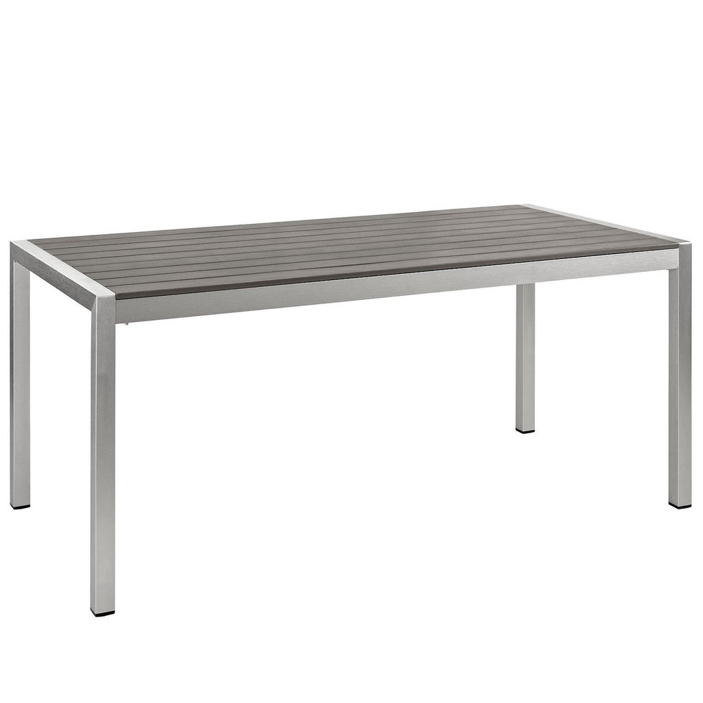 Shore Outdoor Patio Aluminum Dining Table by Modway