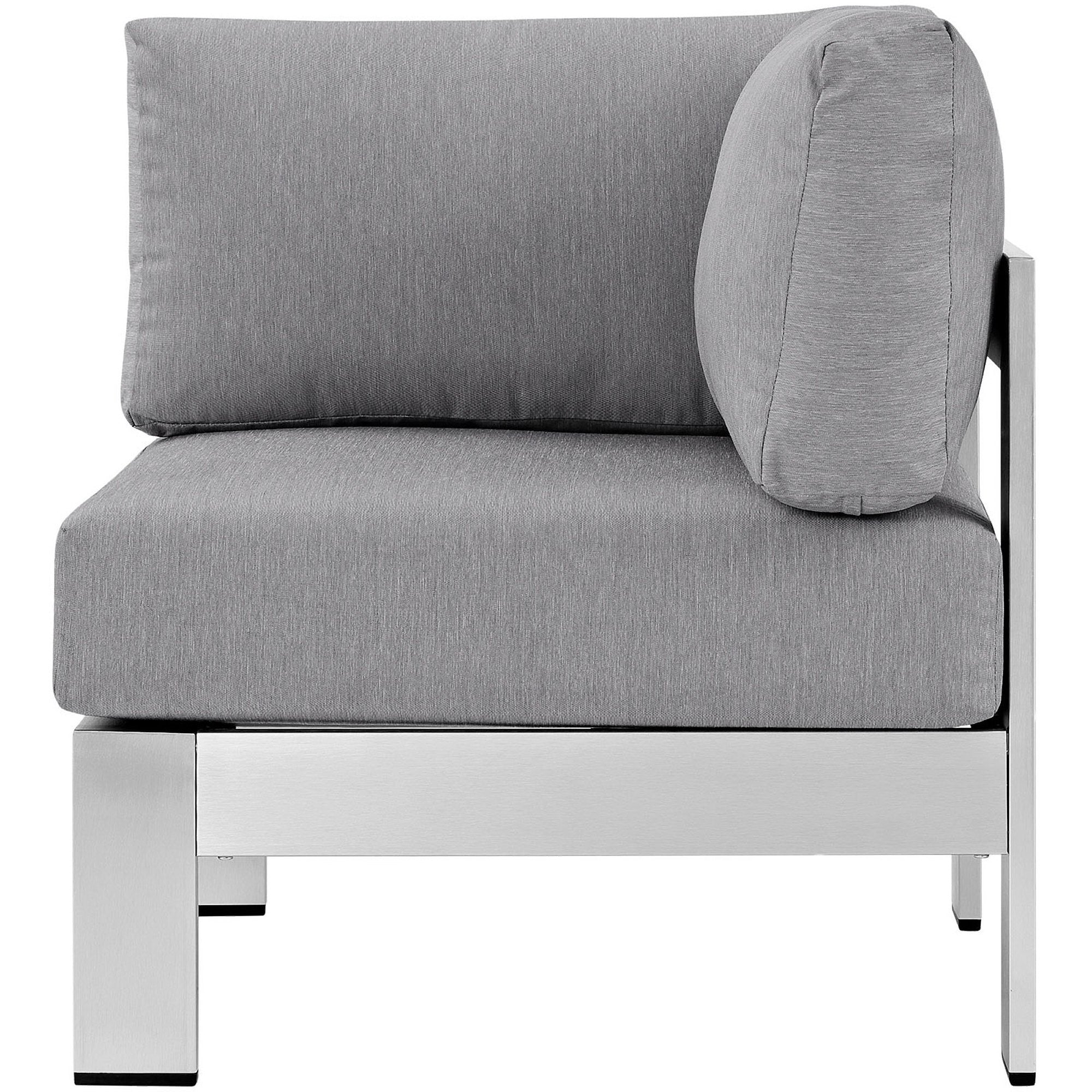 Shore Outdoor Patio Aluminum Corner Sofa by Modway