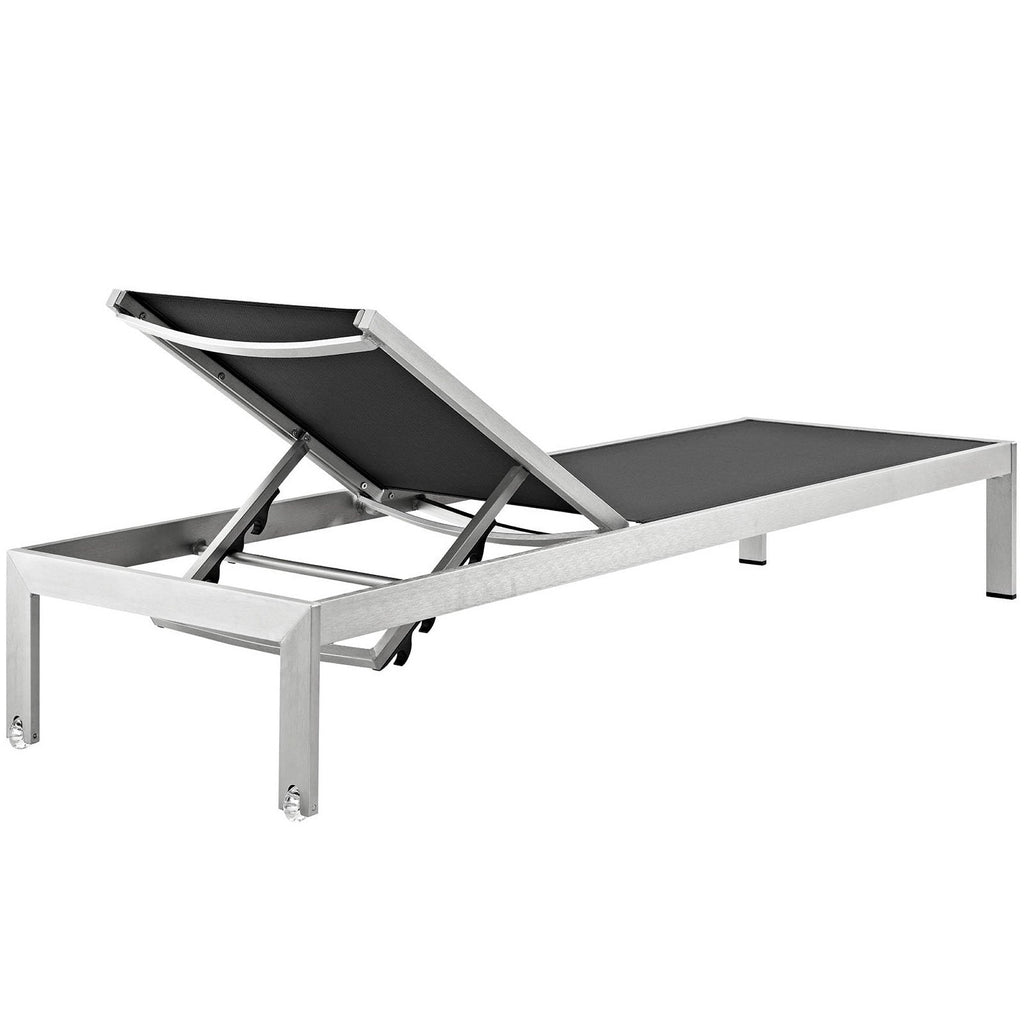 Shore Outdoor Patio Aluminum Chaise Set of 4 by Modway