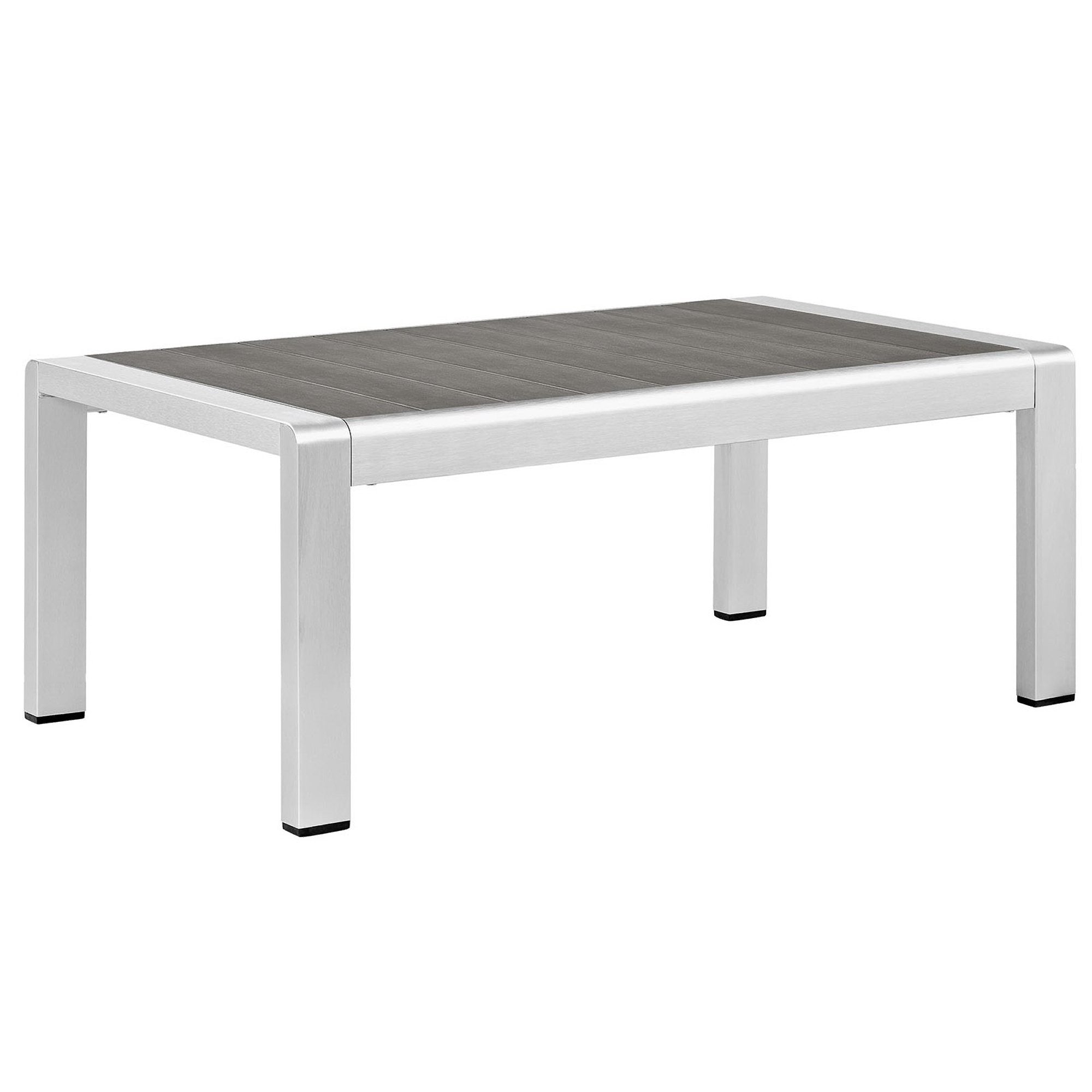 Shore 7-Piece Outdoor Patio Aluminum Sectional Sofa Set by Modway