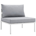 Harmony Armless Outdoor Patio Aluminum Chair by Modway
