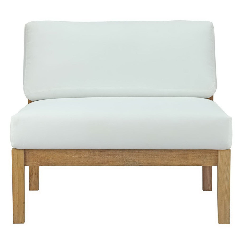 Bayport Outdoor Patio Teak Armless Chair by Modway