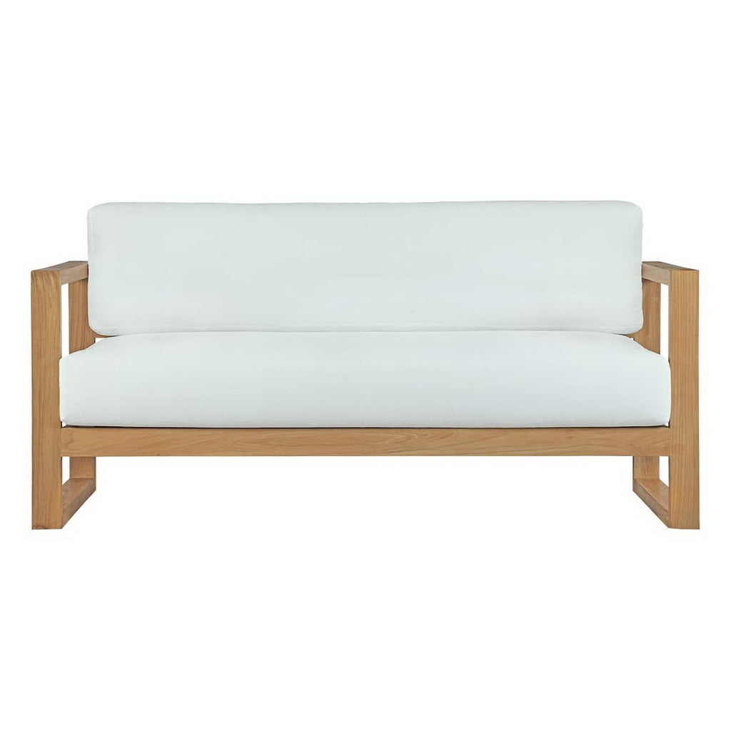 Upland Outdoor Patio Teak Sofa by Modway
