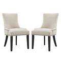 Marquis Fabric Dining Side Chair Set of 2 by Modway