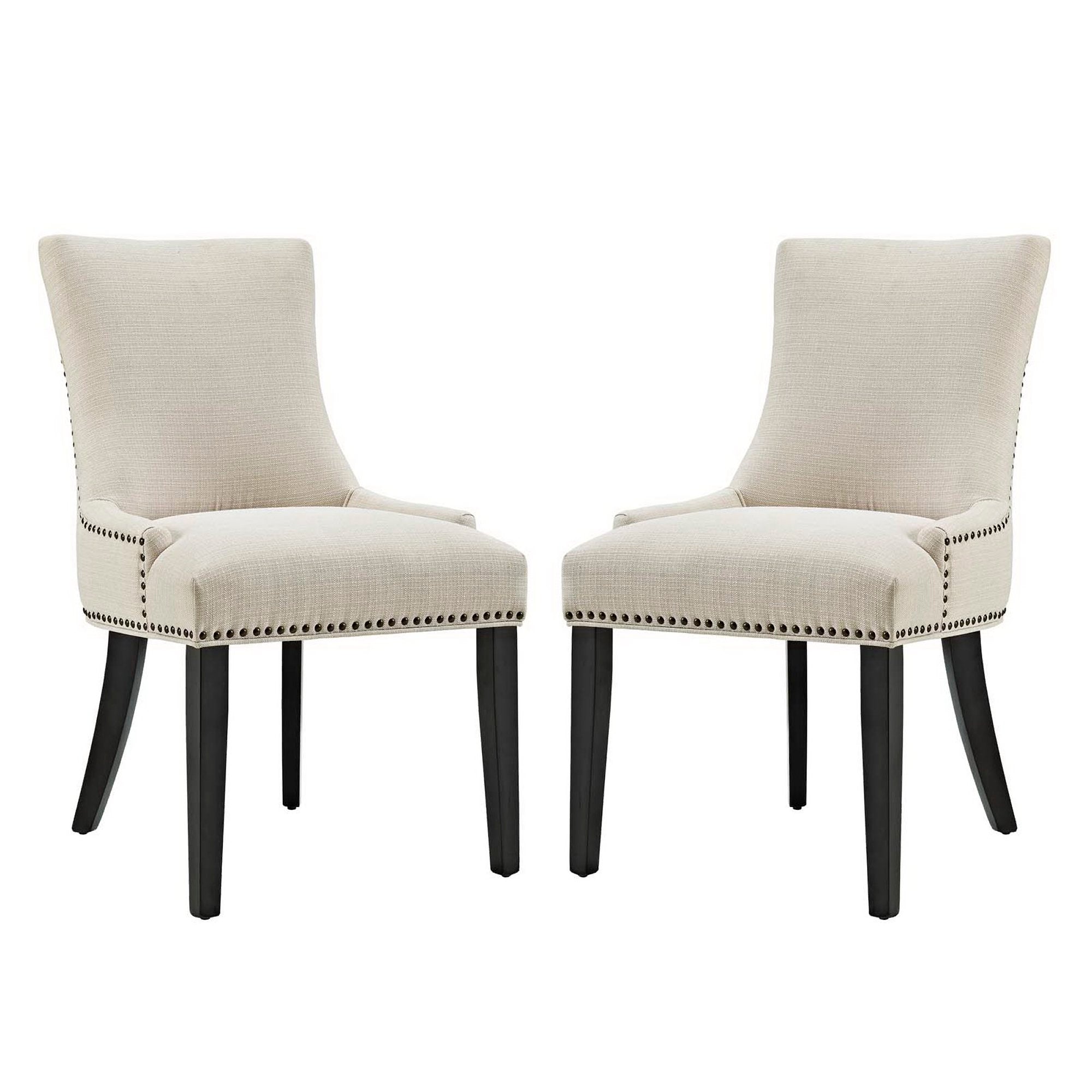 Marquis Fabric Dining Side Chair Set of 2 by Modway