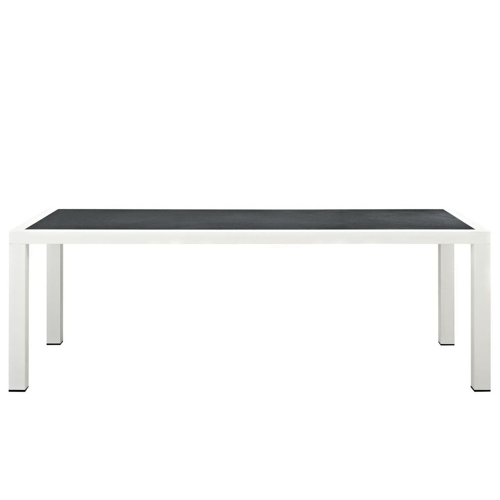 Stance 90.5" Outdoor Patio Aluminum Dining Table by Modway