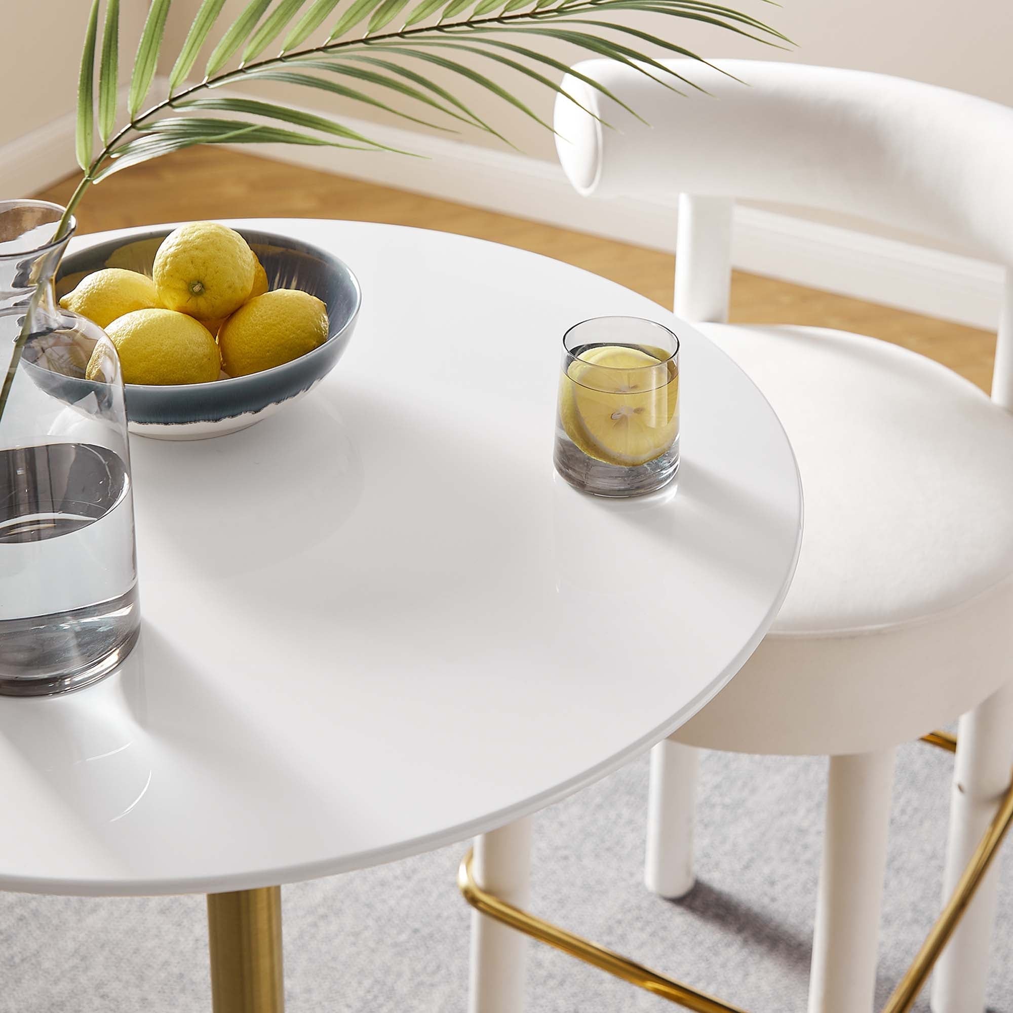 Lippa 28" Round Wood Bar Table by Modway