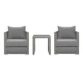Aura 3 Piece Outdoor Patio Wicker Rattan Set by Modway