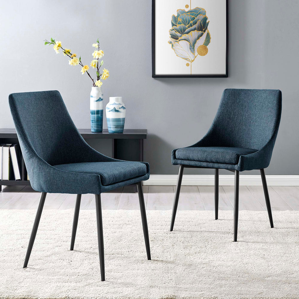 Viscount Upholstered Fabric Dining Chairs - Set of 2 by Modway