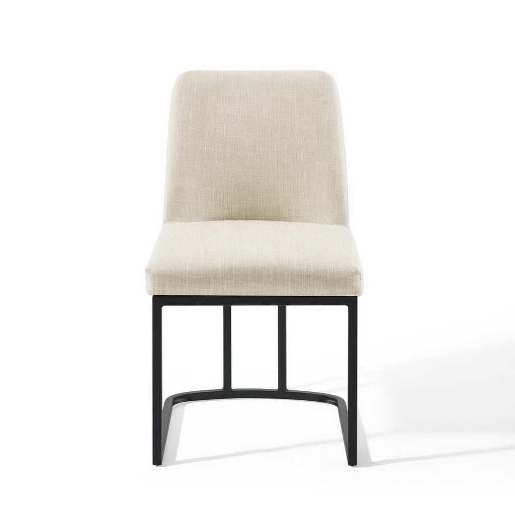 Amplify Sled Base Upholstered Fabric Dining Side Chair by Modway