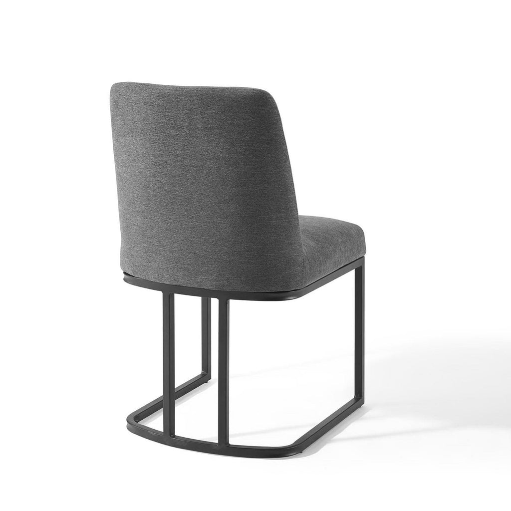 Amplify Sled Base Upholstered Fabric Dining Side Chair by Modway