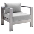 Shore Sunbrella Fabric Aluminum Outdoor Patio Armchair by Modway