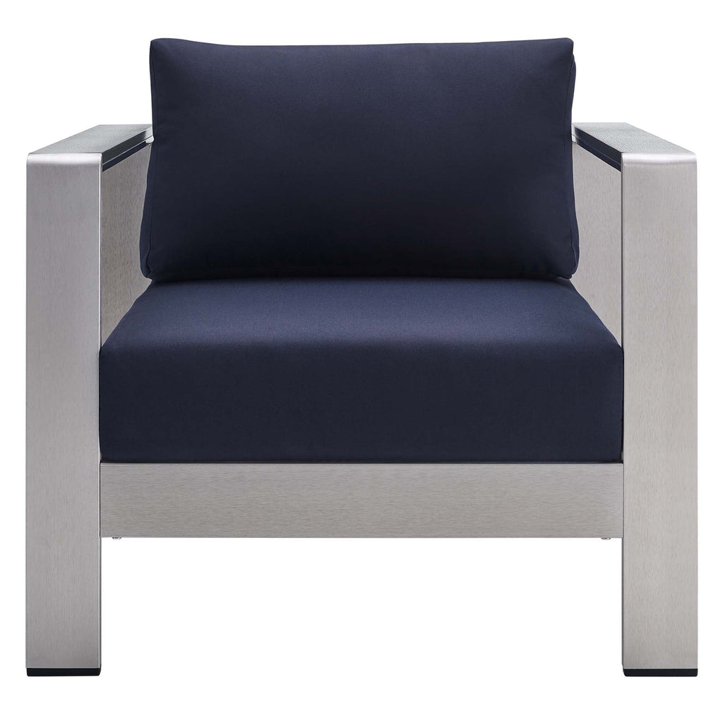 Shore Sunbrella Fabric Aluminum Outdoor Patio Armchair by Modway
