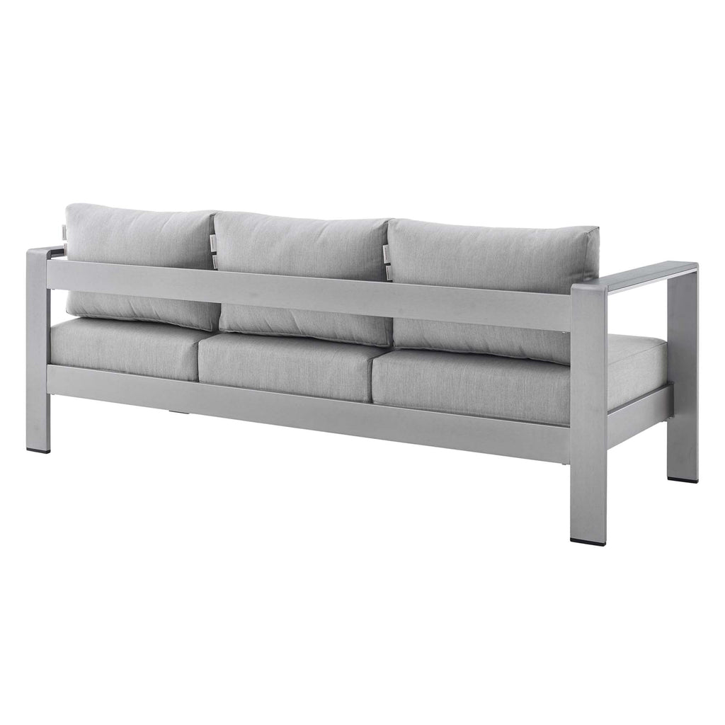 Shore Sunbrella Fabric Aluminum Outdoor Patio Sofa by Modway