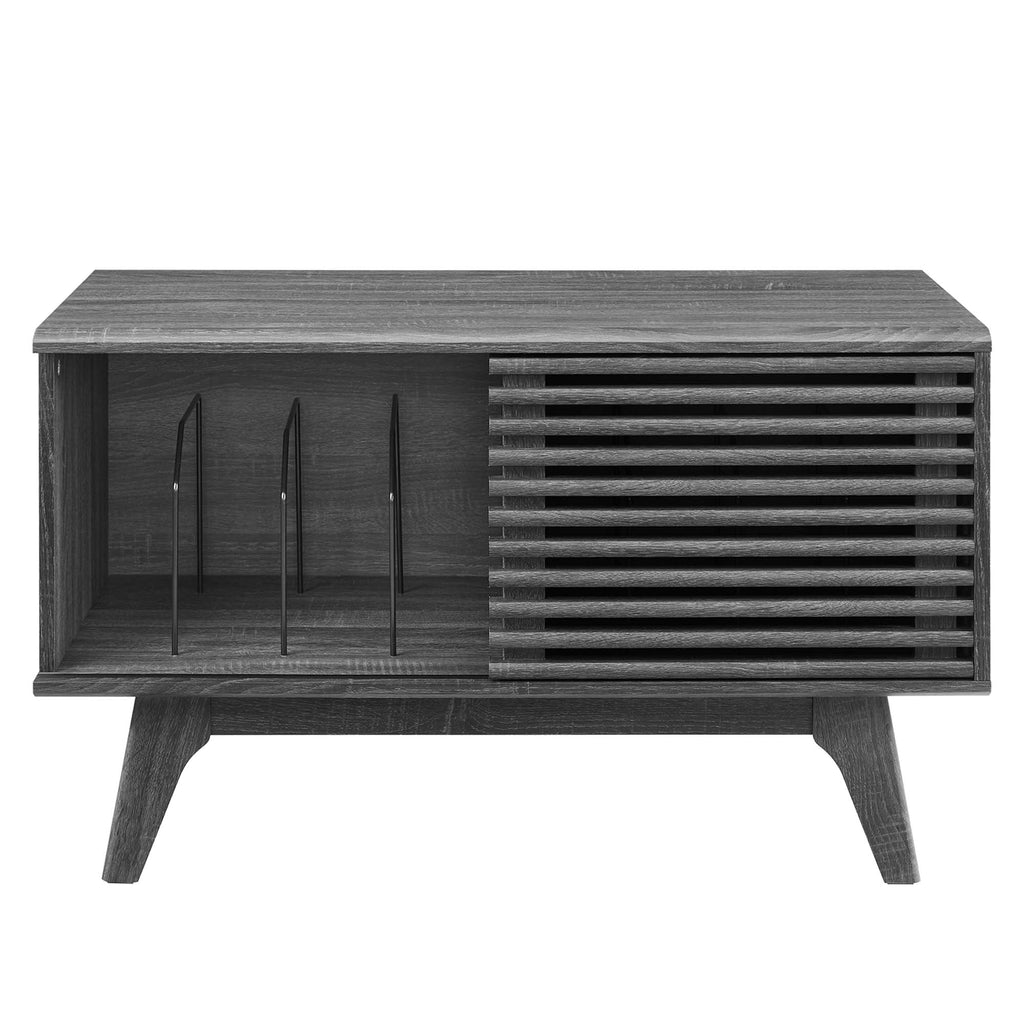 Render Vinyl Record Display Stand by Modway