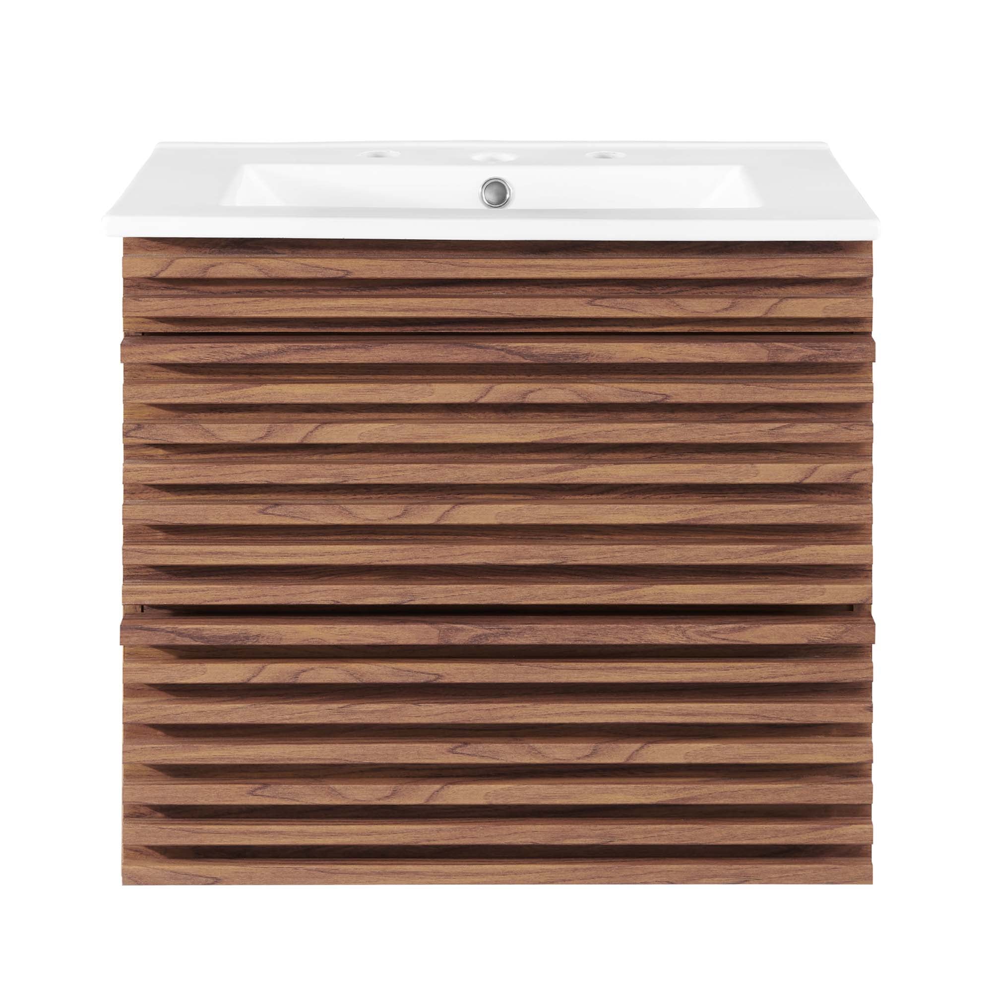Render 24" Wall-Mount Bathroom Vanity by Modway