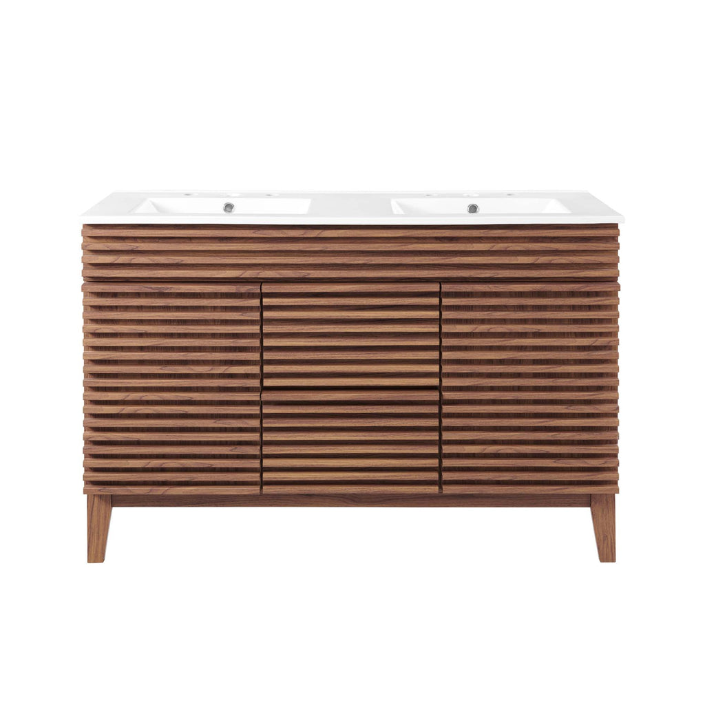 Render 48" Double Sink Bathroom Vanity by Modway